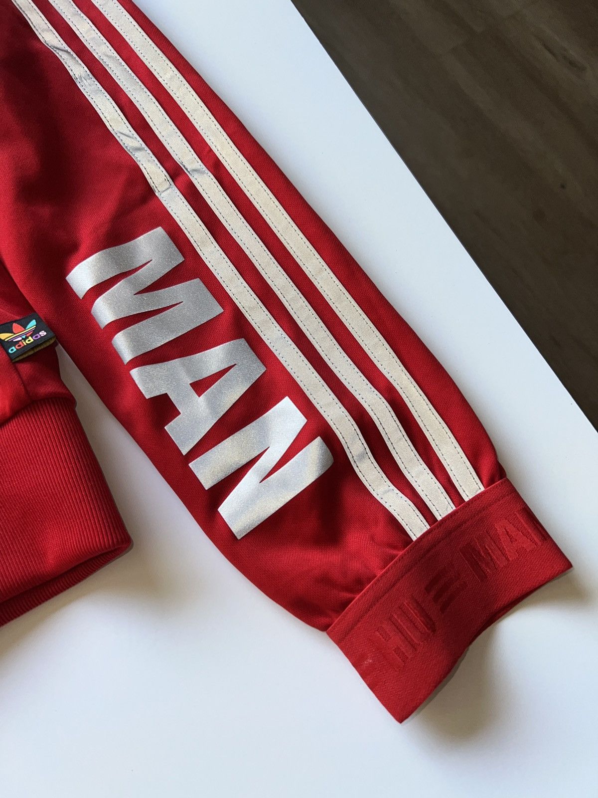 Adidas Adidas X Human Race 3M Track Top Red Size US S / EU 44-46 / 1 - 4 Thumbnail