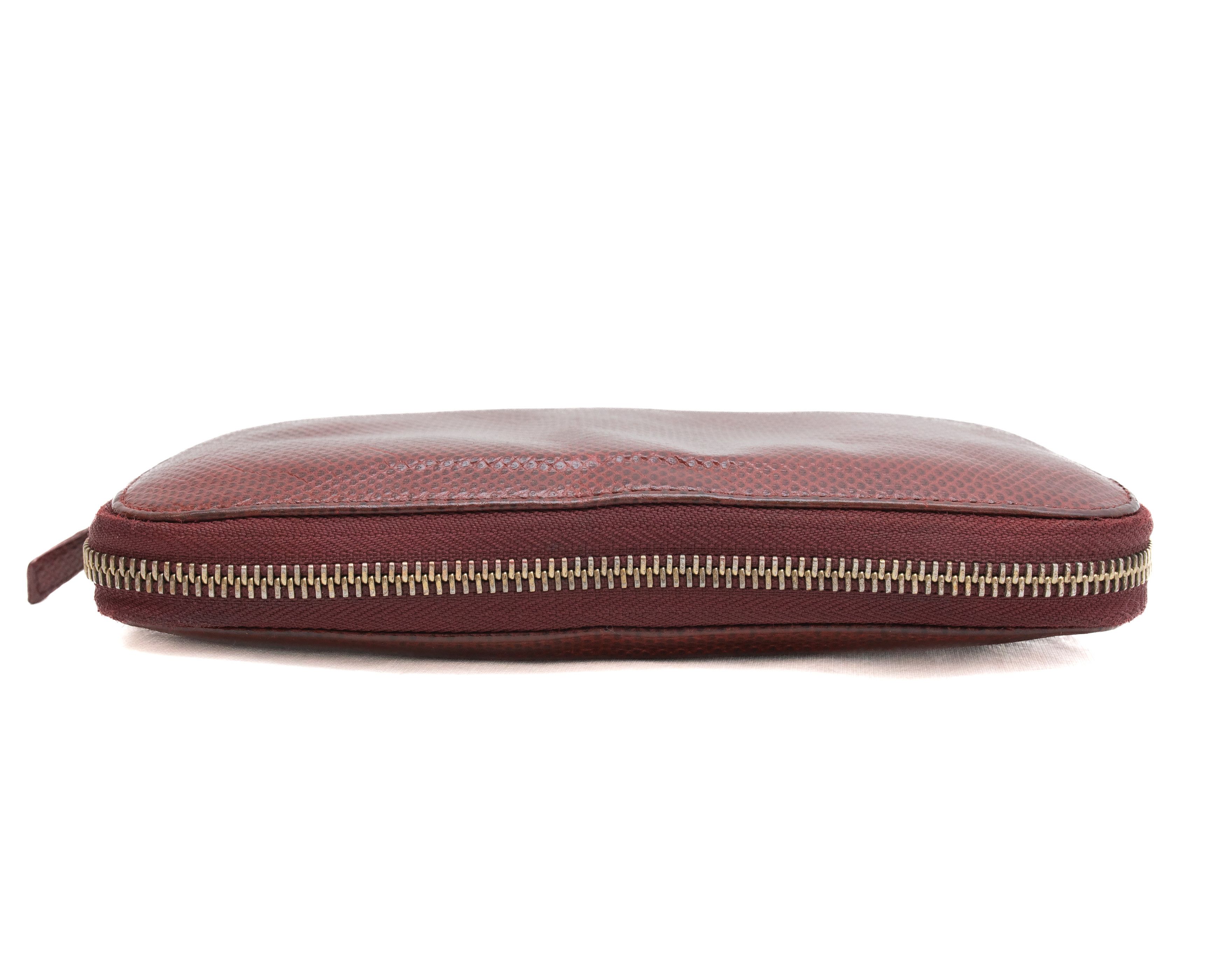 Marni MARNI Snakeskin Red Zip Around Wallet Size ONE SIZE - 4 Thumbnail