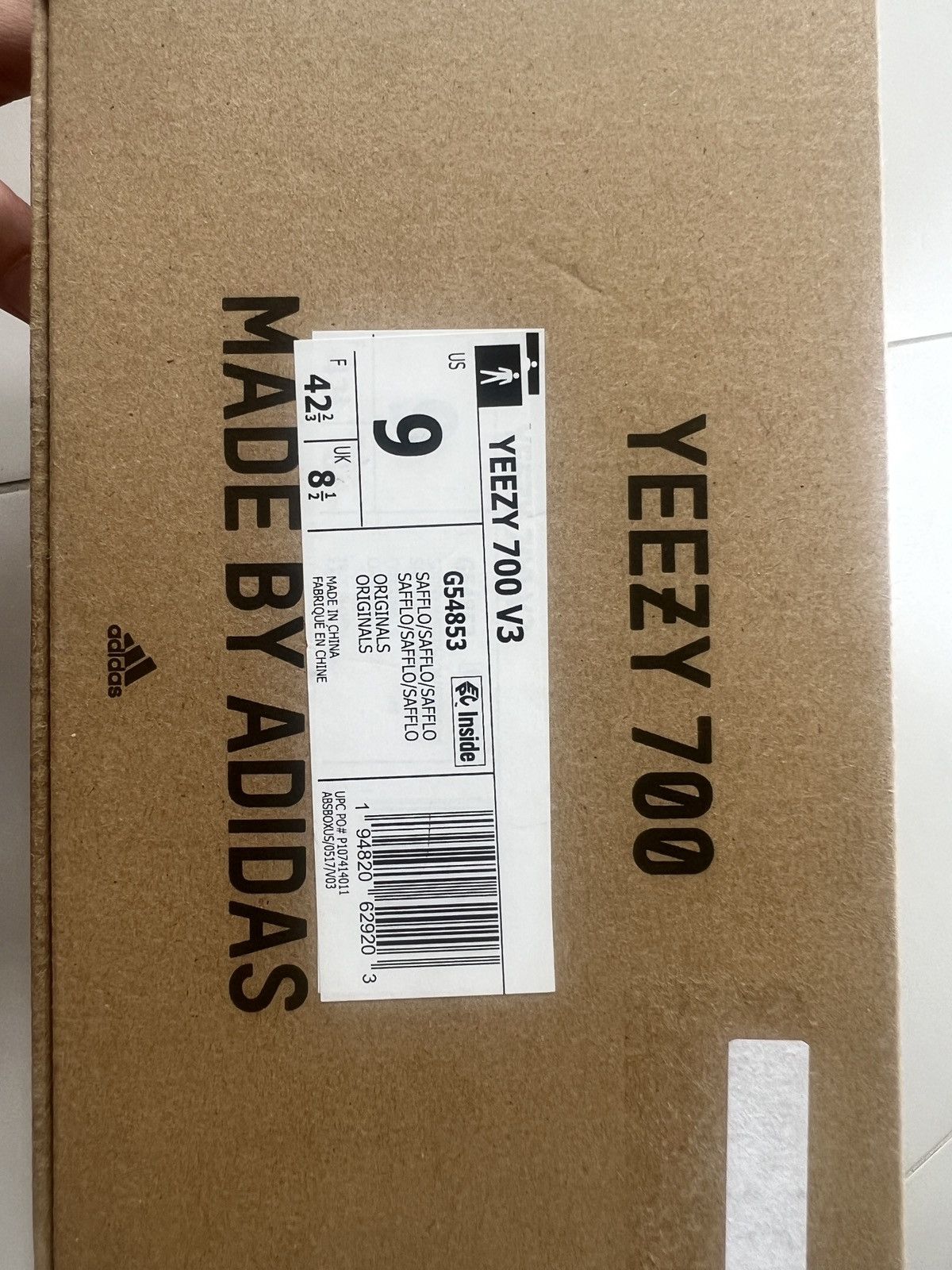 Adidas × Kanye West Adidas Yeezy 700 v3 Safflower Size US 9 / EU 42 - 8 Thumbnail