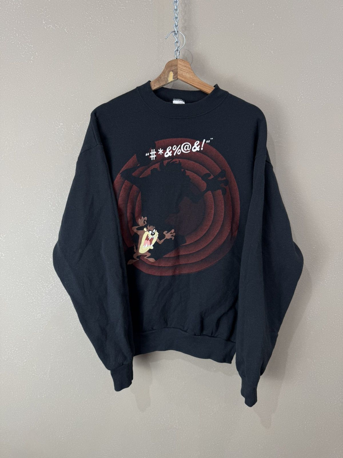 Vintage Vintage 1989 Taz Looney Tunes Crewneck Sweatshirt Size US L / EU 52-54 / 3 - 1 Thumbnail