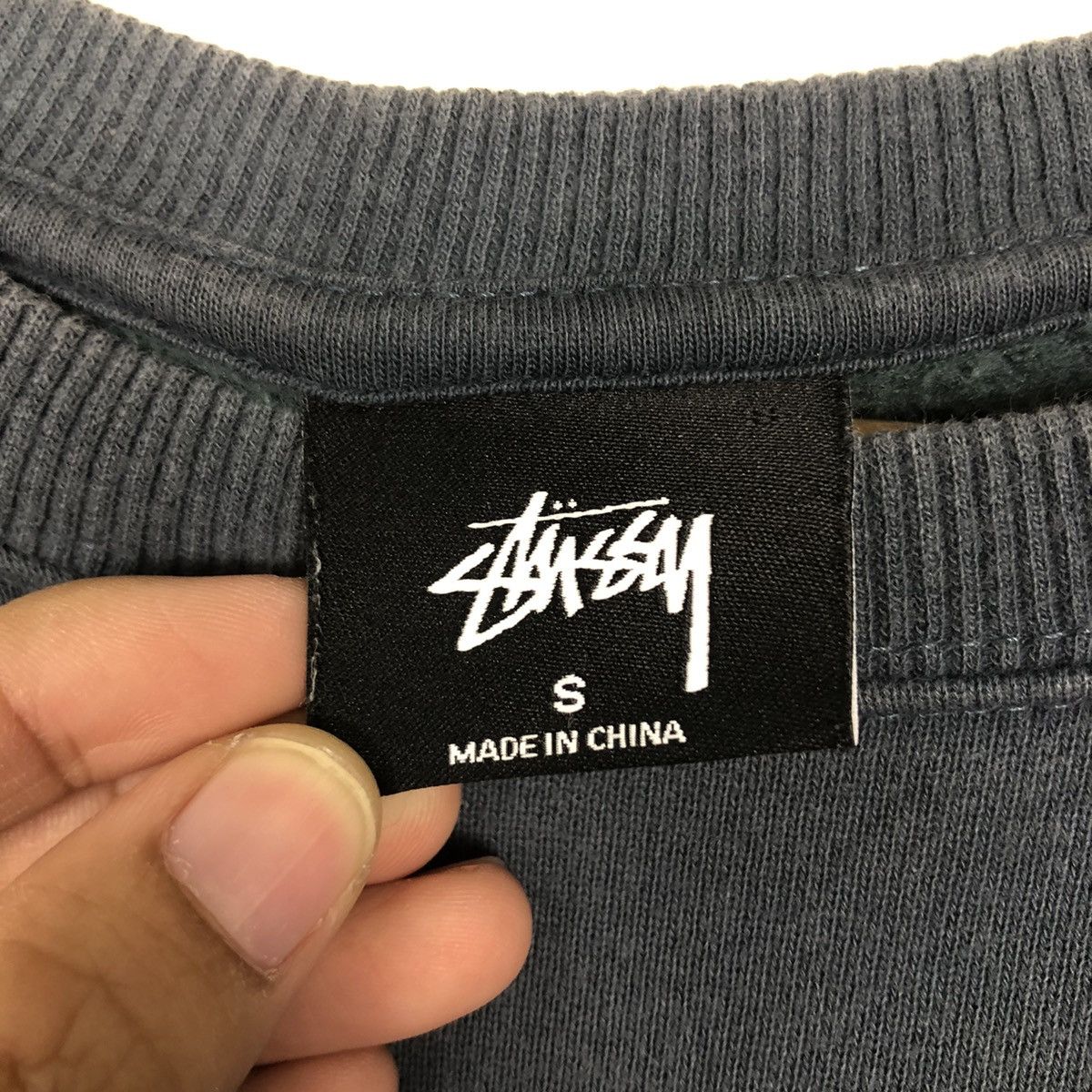 Stussy 🔥90’s Vintage Crewneck Sweatshirt Stussy Big Logo Spell Out Size US S / EU 44-46 / 1 - 11 Thumbnail