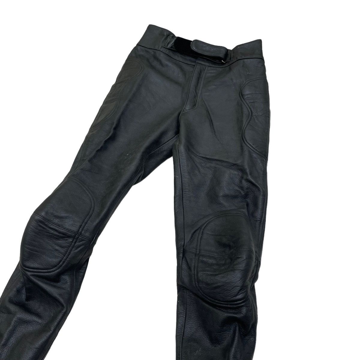 Hein Gericke 🤝Vtg Racing Genuine Leather Cowhide Material Kadoya Style Size US 29 - 3 Thumbnail