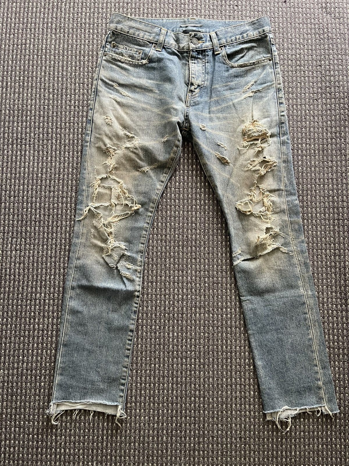 13AW Distressed Denim Jeans