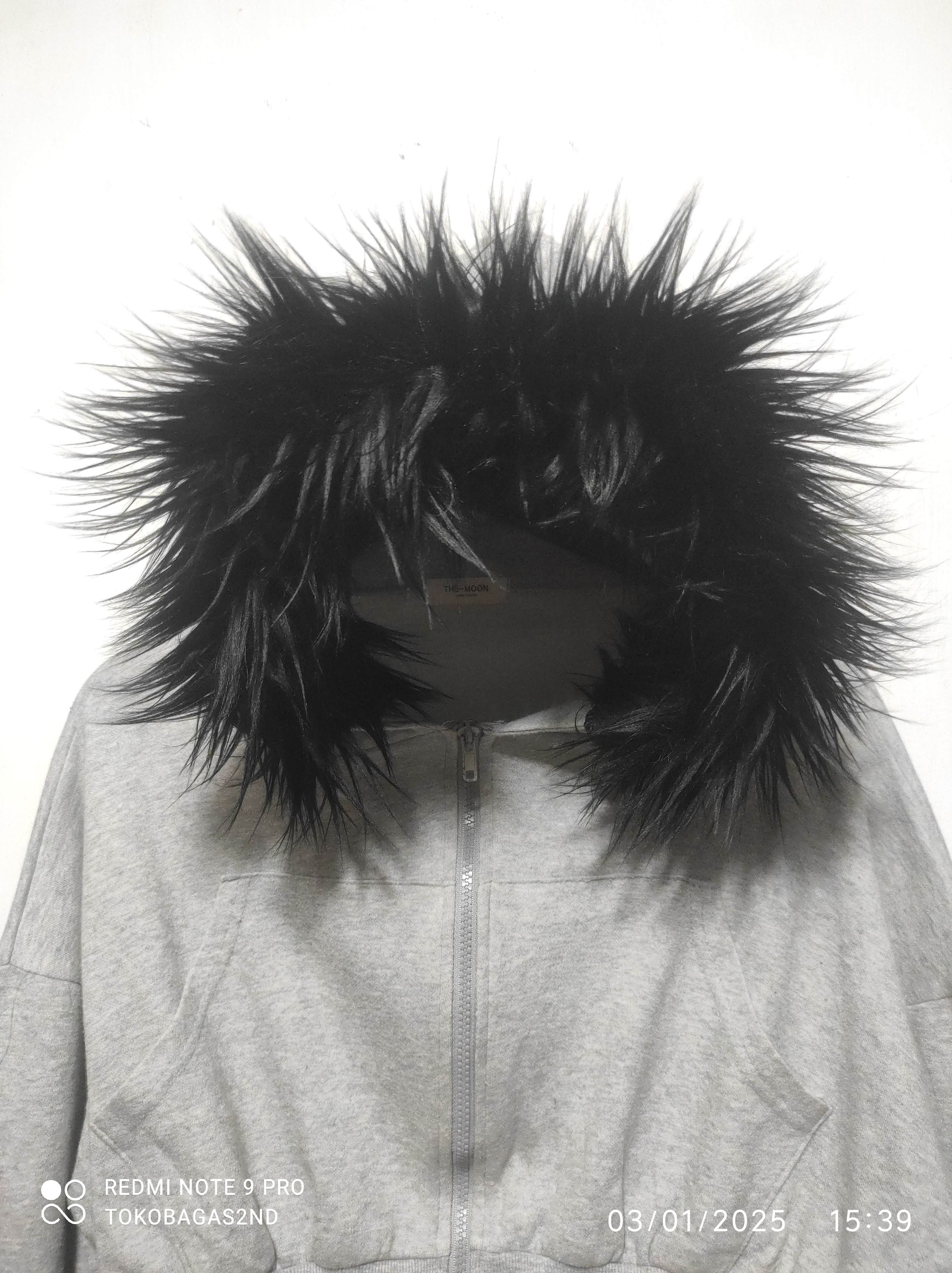 Hysteric Glamour The Moon Crop Zip Fur Hoodie IfSixWasNine LGB style Size M / US 6-8 / IT 42-44 - 3 Thumbnail