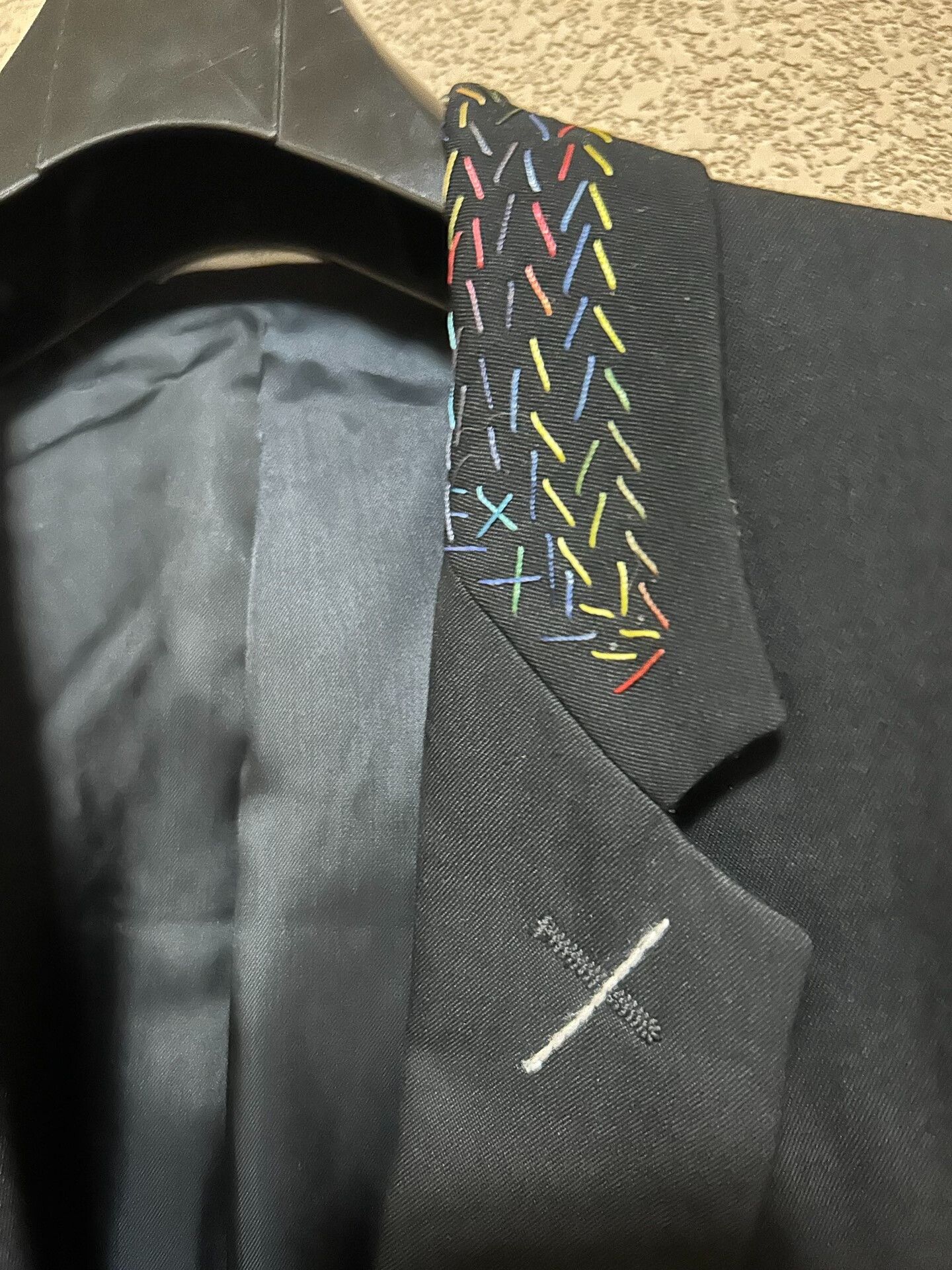 Dior Dior Colorful Line Stitch Wool Suit Jacket Size US M / EU 48-50 / 2 - 3 Thumbnail
