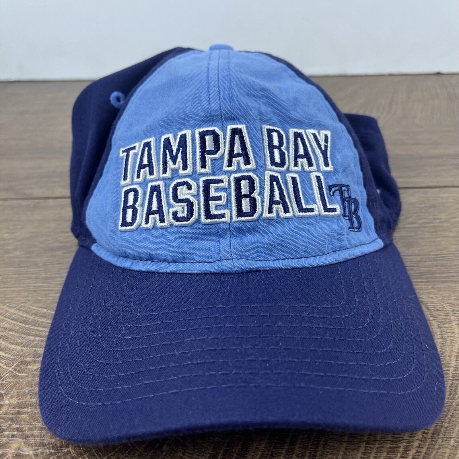 New Era Tampa Bay Rays Hat New Era Snapback Hat Blue Adjustable Hat Size ONE SIZE - 1 Thumbnail