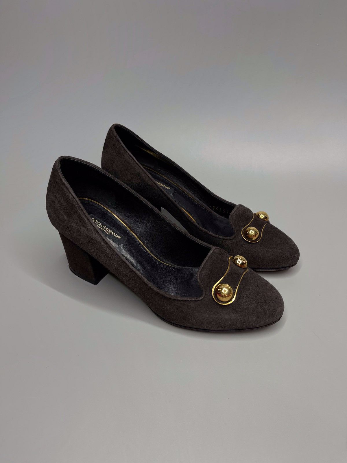 Dolce & Gabbana Rare Dolce Gabbana Suede Heels Size US 6 / IT 36 - 4 Thumbnail