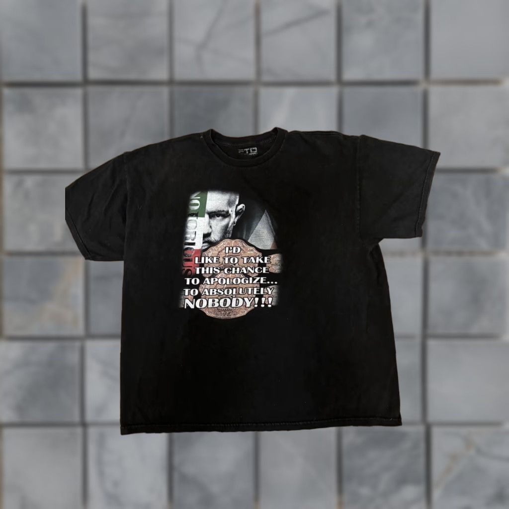 UFC Notorious The Notorious Conor McGregor Double Champ T-Shirt Black XL Mens UFC Size US XL / EU 56 / 4 - 1 Thumbnail