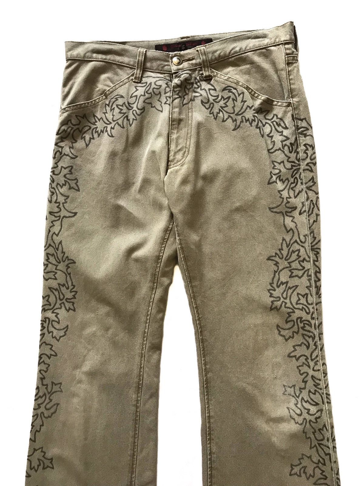 14th Addiction × Beauty Beast × Japanese Brand CUSTOM CULTURE PUNK STYLE TROUSER PANTS Size US 30 / EU 46 - 2 Thumbnail