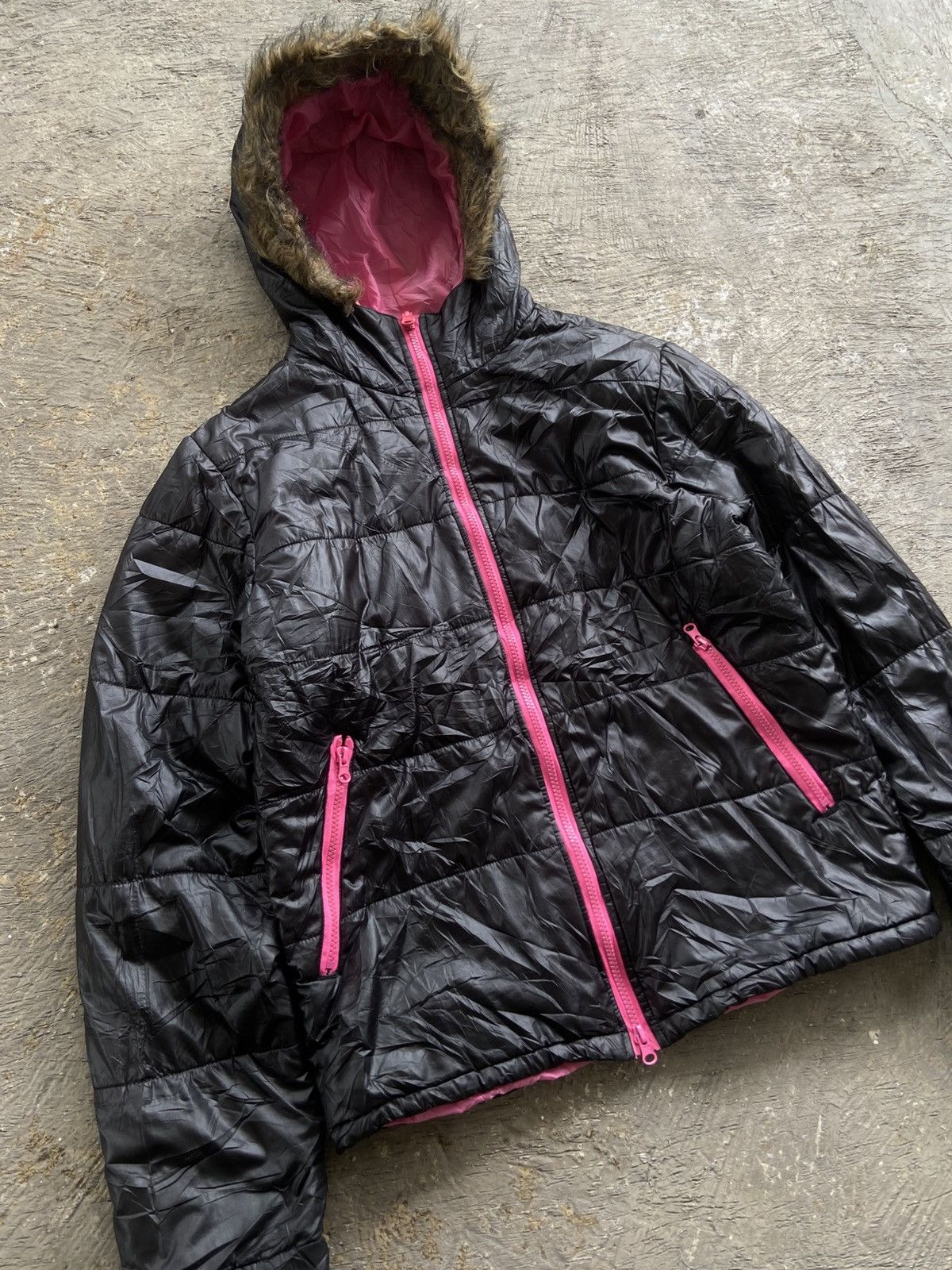 If Six Was Nine 2000s Breath Mint - Vkei If Six Was Nine Style Fur Jacket Size US L / EU 52-54 / 3 - 2 Thumbnail