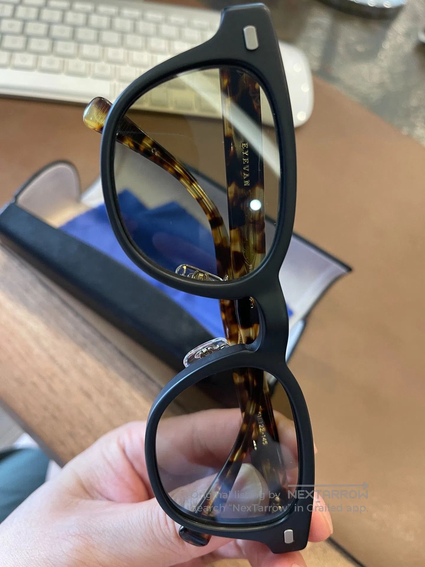 Eyevan 7285 EYEVAN Edison Chen Style Sunglasses. Size ONE SIZE - 4 Thumbnail