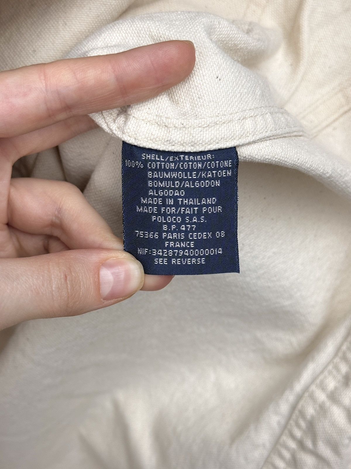 Polo Ralph Lauren Polo Ralph Lauren beige vintage 00’s denim zip up jacket L Size US L / EU 52-54 / 3 - 12 Thumbnail