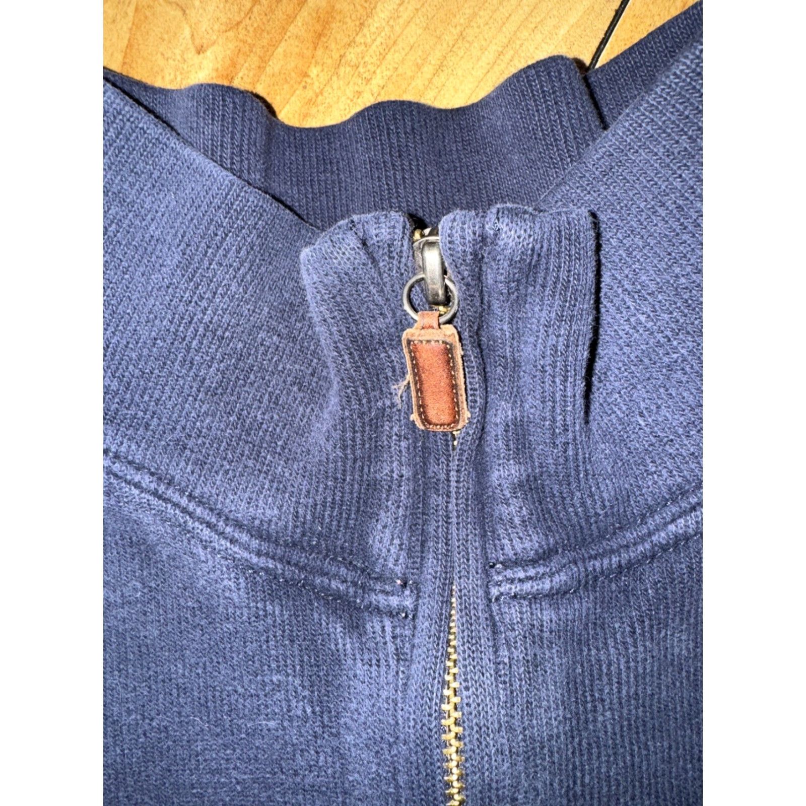 Ralph Lauren Polo Ralph Lauren Quarter Zip Shirt Navy Blue L Mens Pullover Sweater 23x23 Size US L / EU 52-54 / 3 - 3 Thumbnail