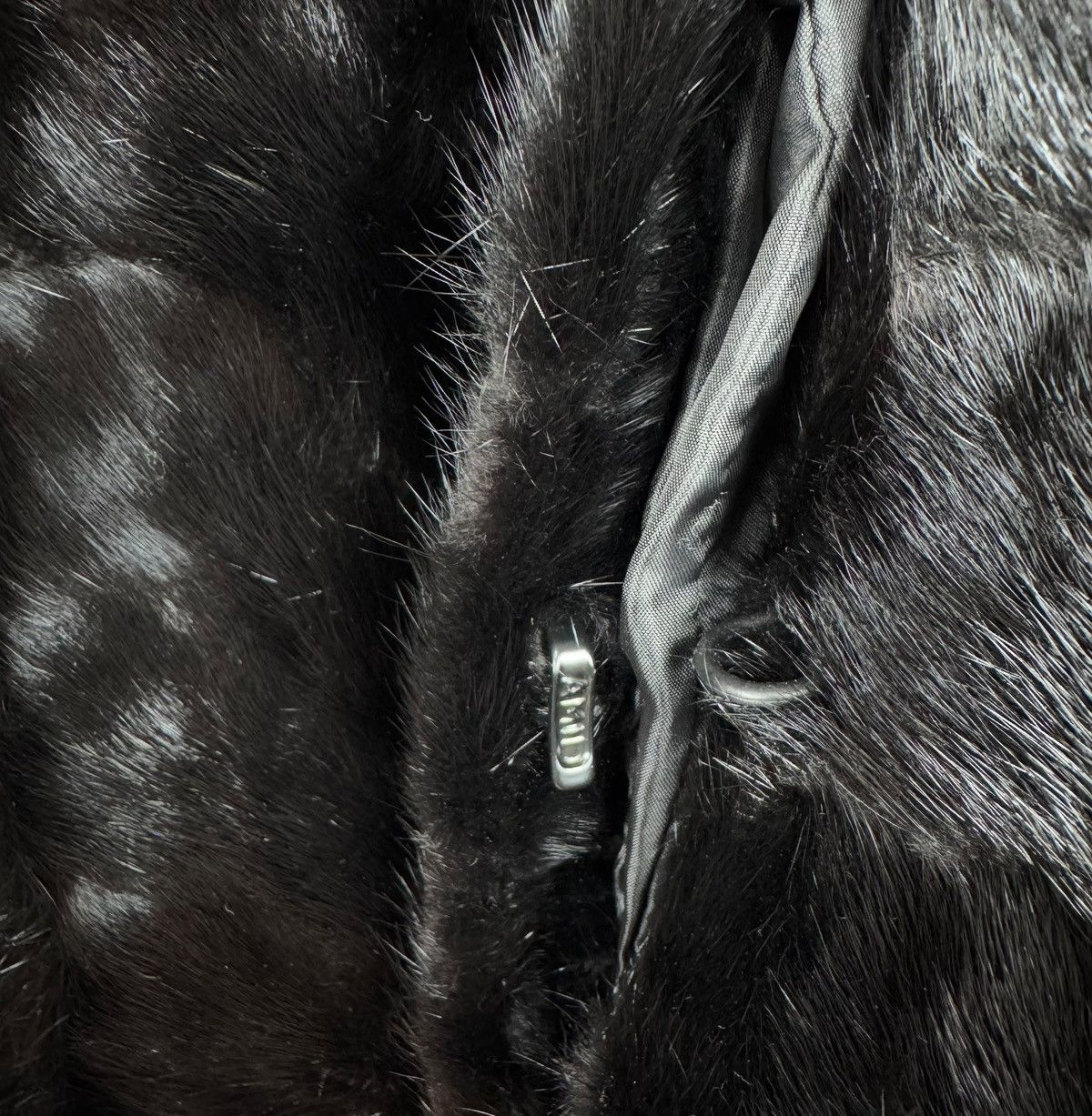 Designer Real Mink Fur Coat Hooded Belted size XS Size XS / US 0-2 / IT 36-38 - 13 Thumbnail