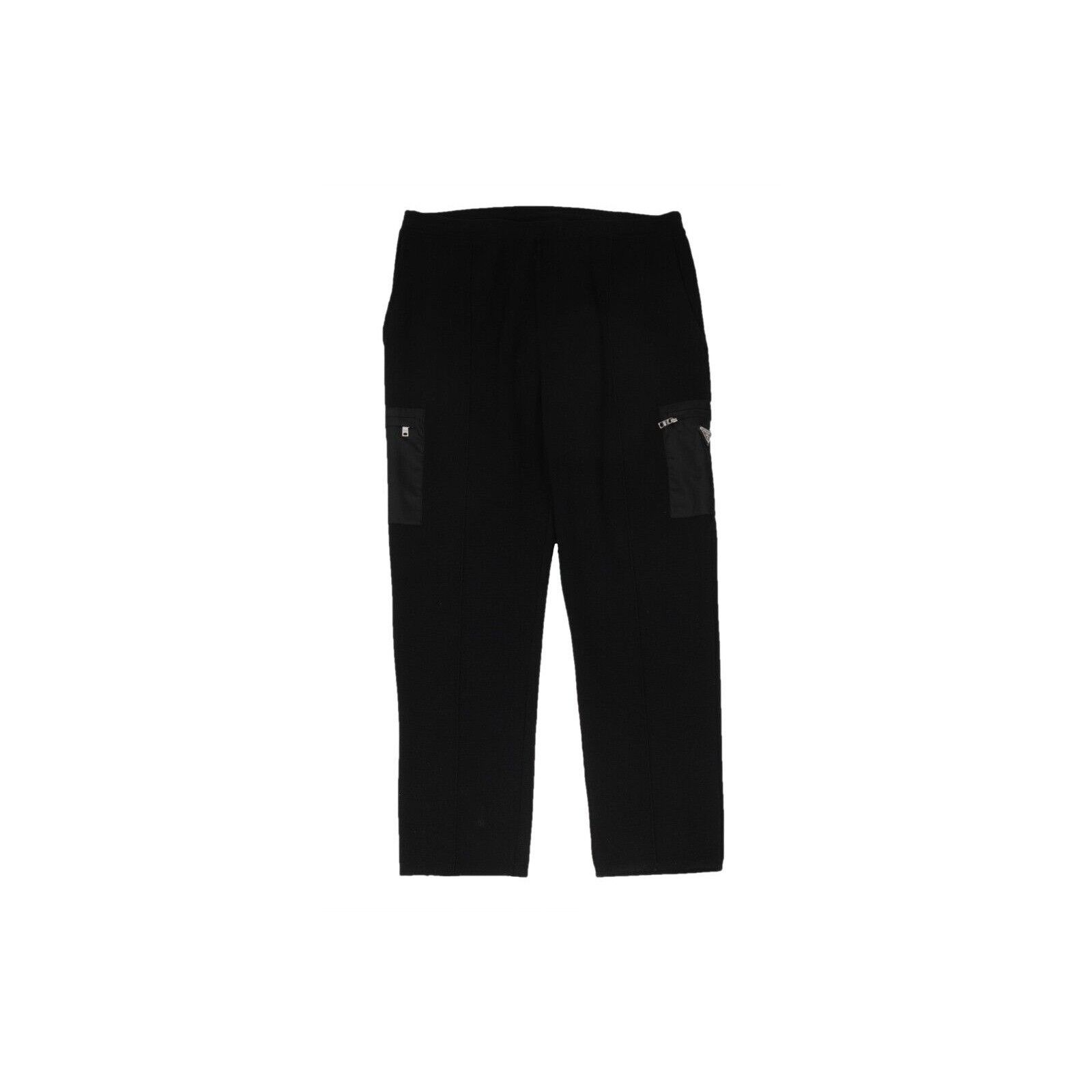 Prada Re Nylon Cargo Pants Black Wool Logo - 02396 Size US 36 / EU 52 - 14 Thumbnail