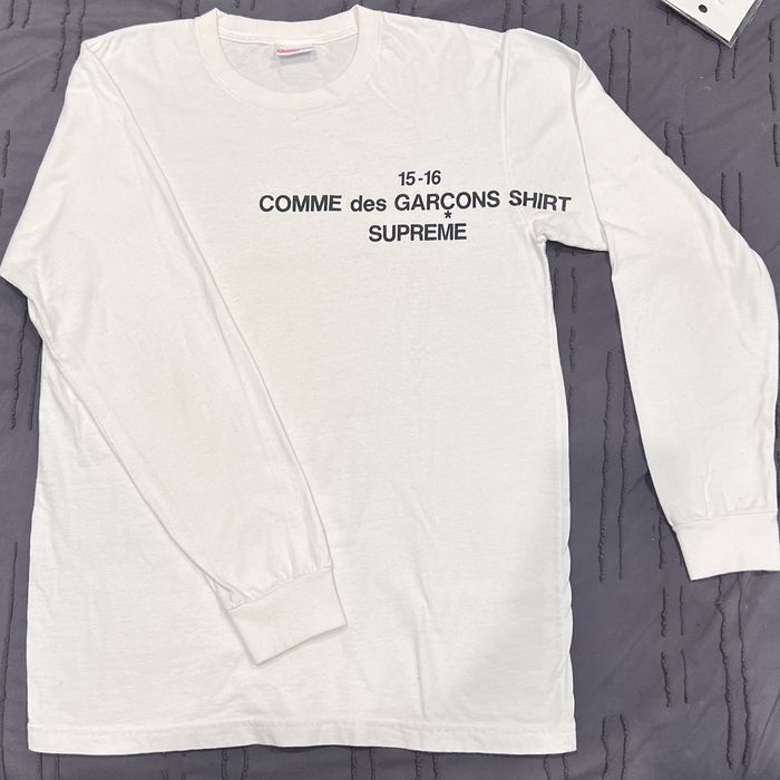 Supreme Supreme Comme des Garcons Long Sleeve T-shirt | Grailed