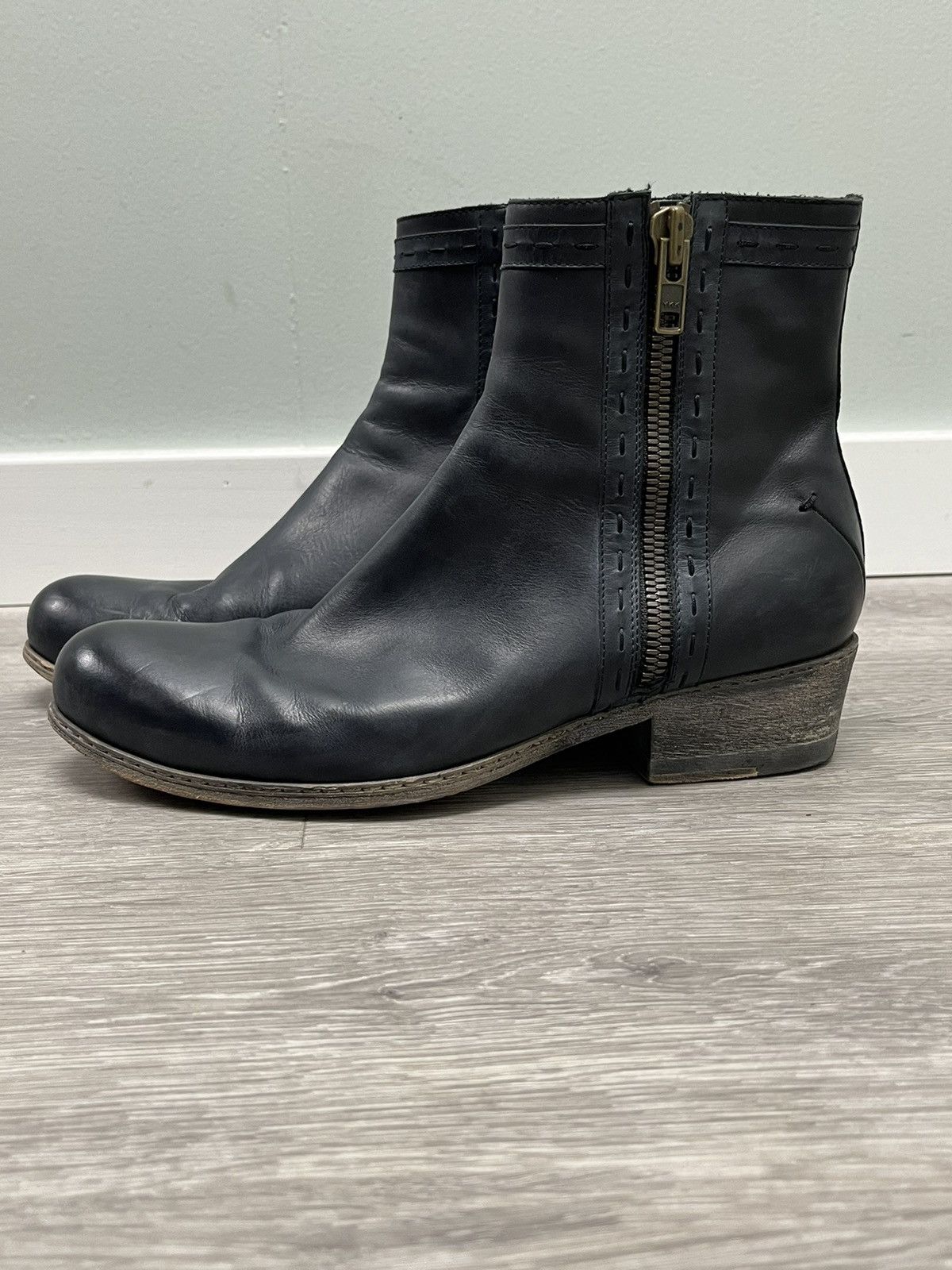 Costume National Double Zip Boot. Size US 8.5 / EU 41-42 - 15 Thumbnail