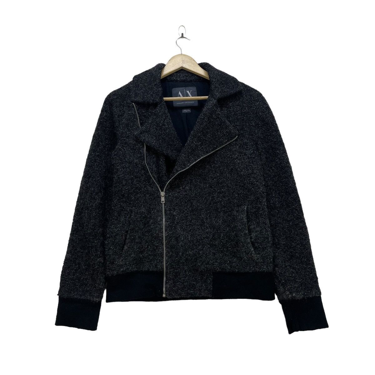 Armani Exchange × Designer Armani Exchange Double Collar Jacket Size S / US 4 / IT 40 - 1 Thumbnail