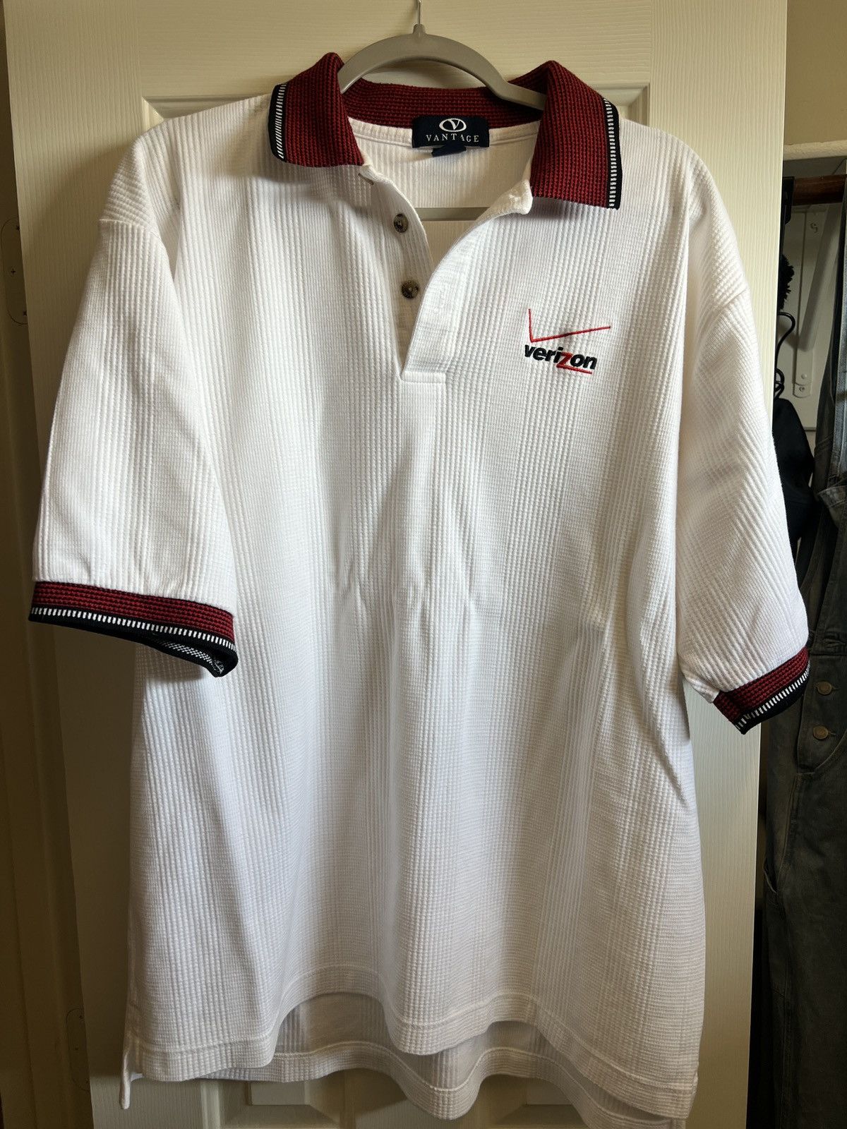 Vintage 90s Vintage Verizon Polo Shirt Size US XL / EU 56 / 4 - 1 Thumbnail