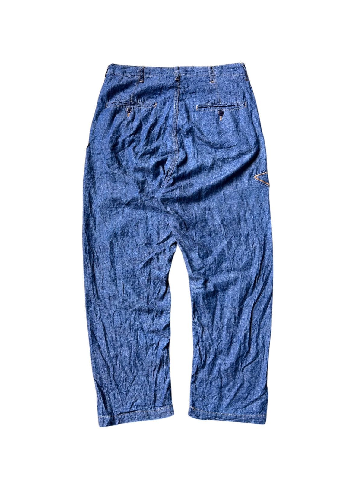 Issey Miyake × Japanese Brand × Ne-Net Ne-net By Issey Miyake 2 Star Pants Size US 31 - 2 Thumbnail