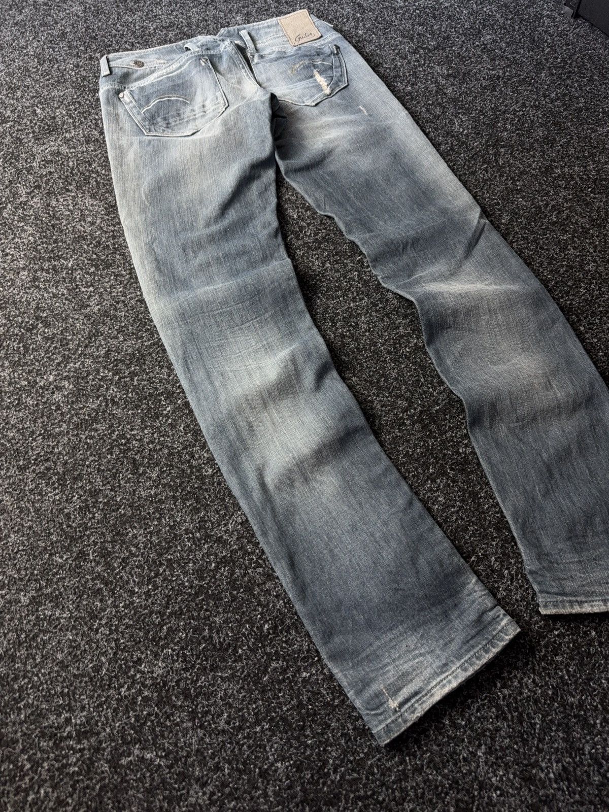 Vintage Retro Distressed Y2K G-Star RAW Denim pants Jeans