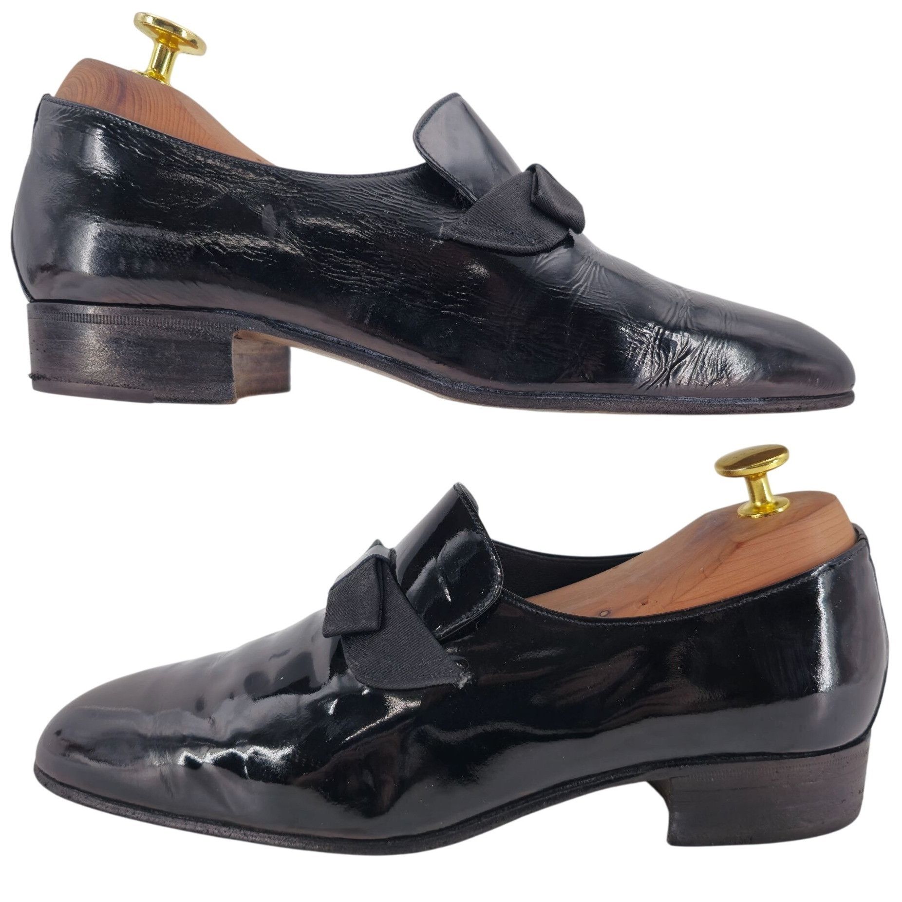 Bruno Magli Bruno Magli Formal Opera Dress Shoes Men 7 Black Leather Tux Size US 7 / EU 40 - 4 Thumbnail