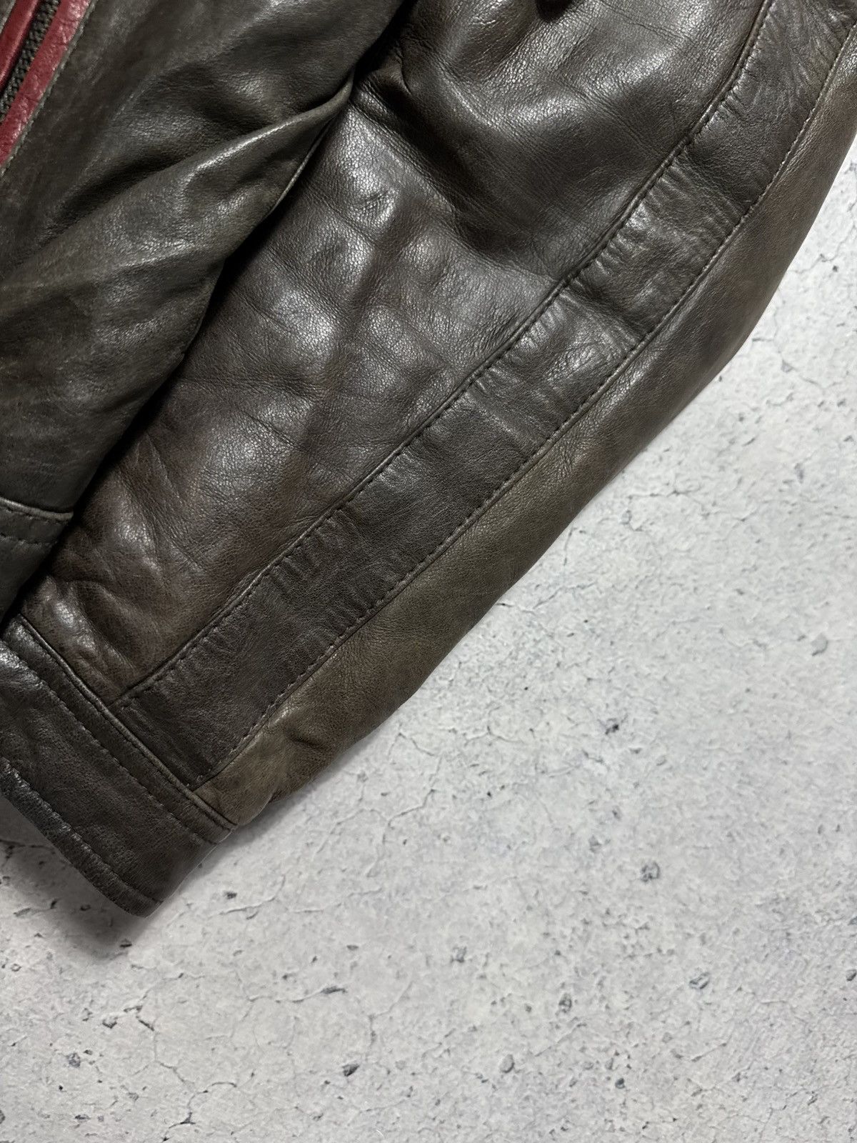 Diesel Diesel Women’s Vintage Leather Jacket Bike Rare Size XL / US 12-14 / IT 48-50 - 8 Thumbnail