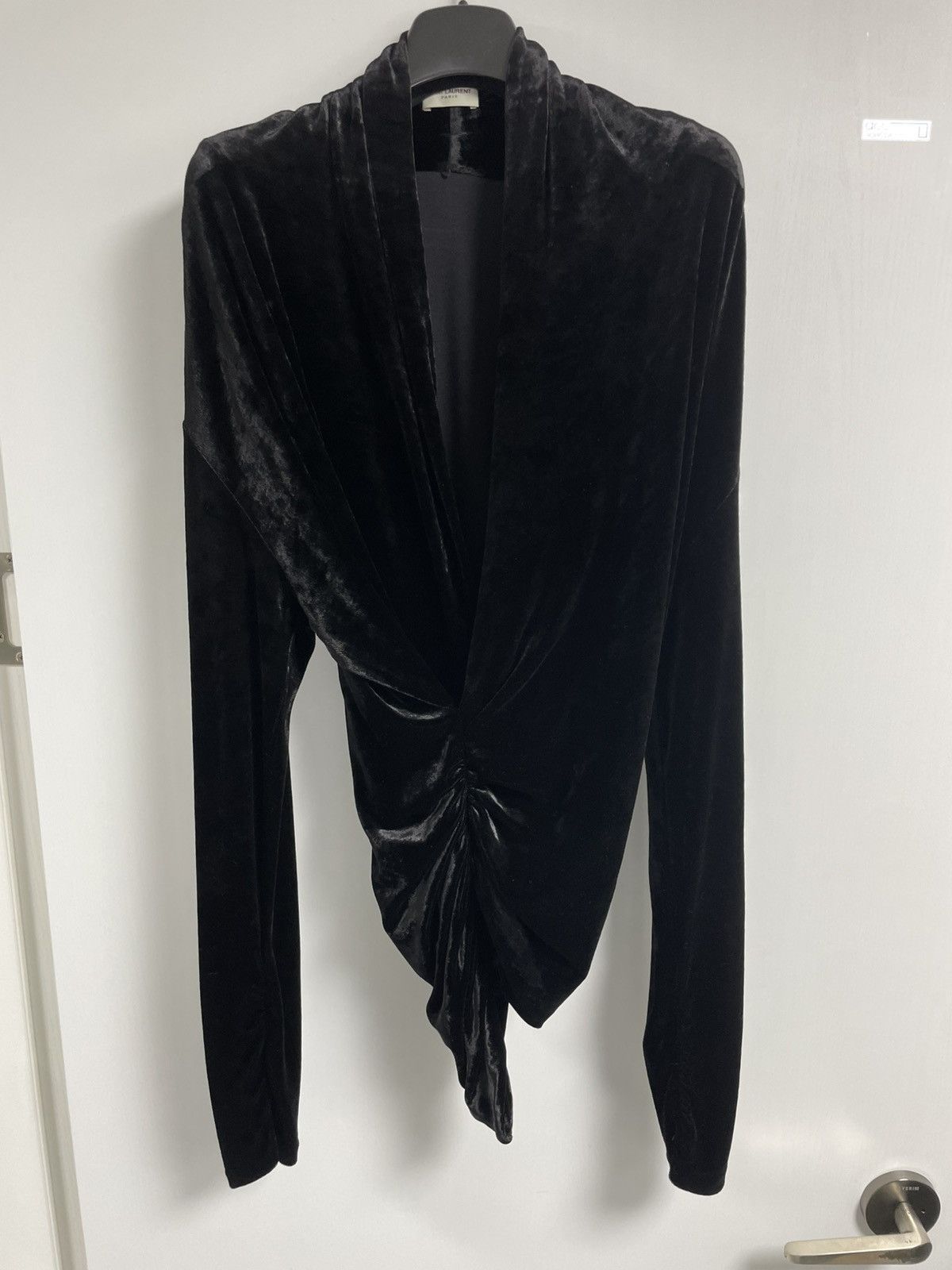 Saint Laurent Paris Saint laurent aw23 velvet top Size US M / EU 48-50 / 2 - 4 Thumbnail