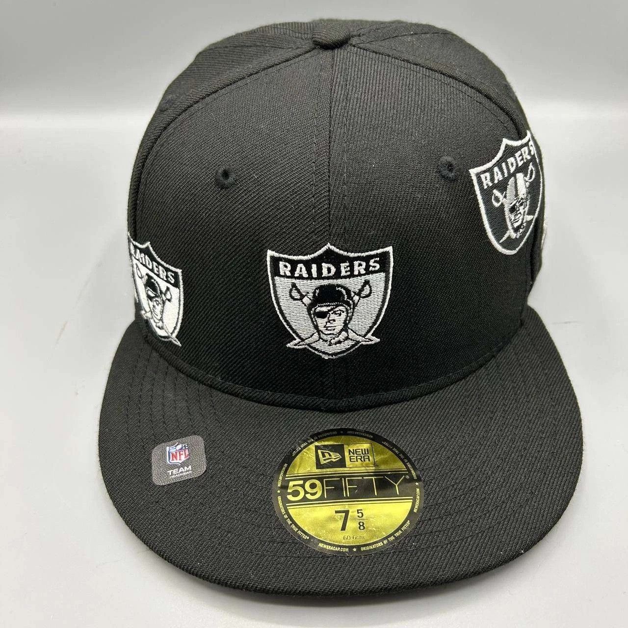 New Era Las Vegas Raiders x Just Don Hat Men 7 5/8 NFL Fitted Wool Size ONE SIZE - 1 Thumbnail