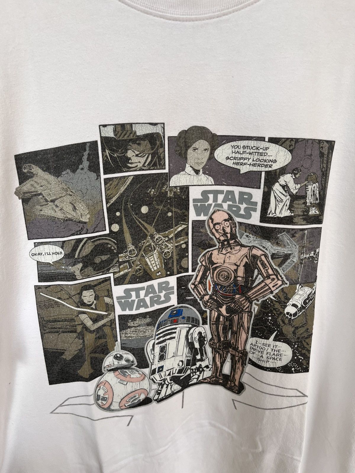 Star Wars Rare! Starwars R2D2 and C3PO Tshirt Size US XL / EU 56 / 4 - 3 Thumbnail