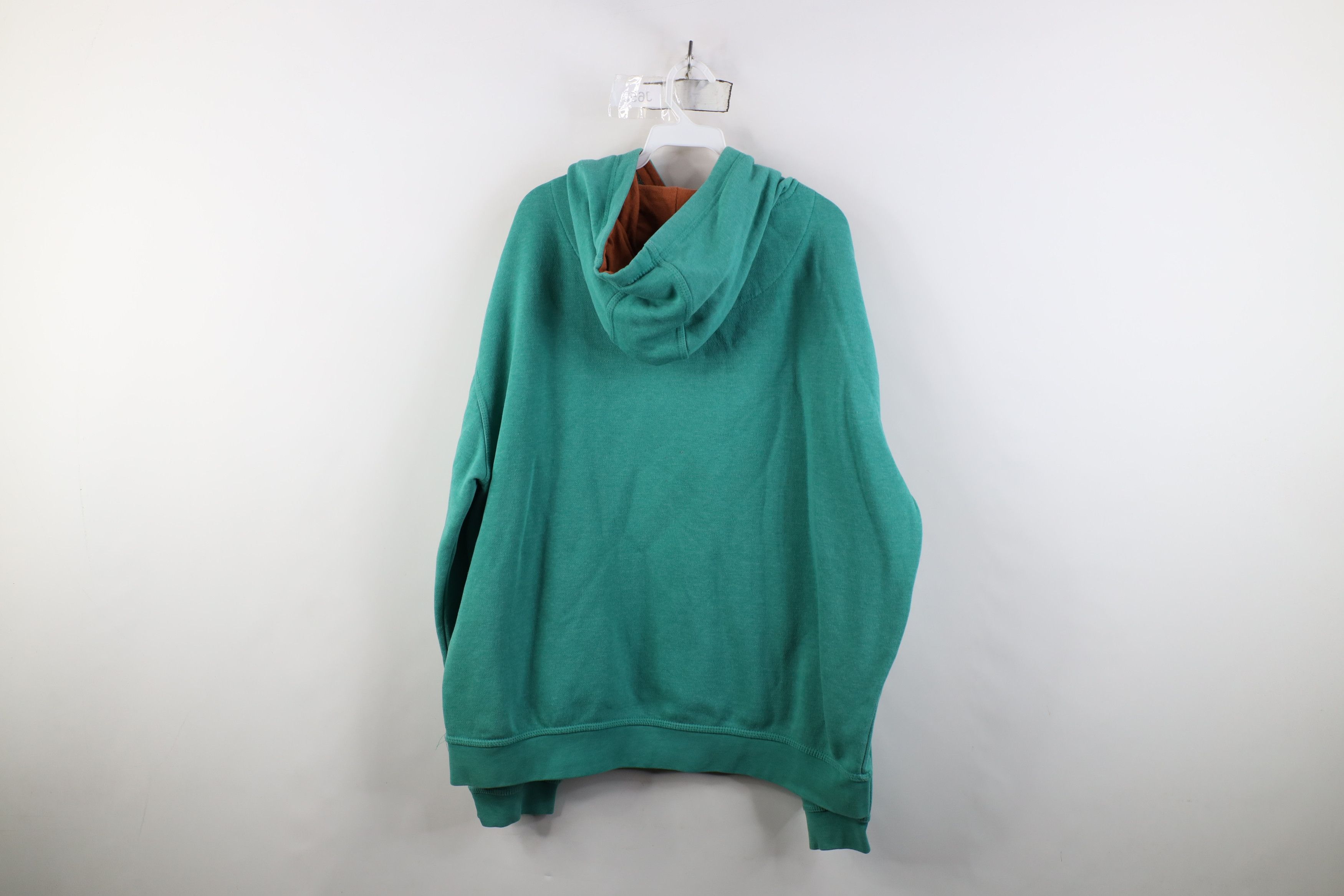 Eddie Bauer Vintage Y2K Eddie Bauer Workwear Spell Out Hoodie Sweatshirt Size US XXL / EU 58 / 5 - 13 Thumbnail