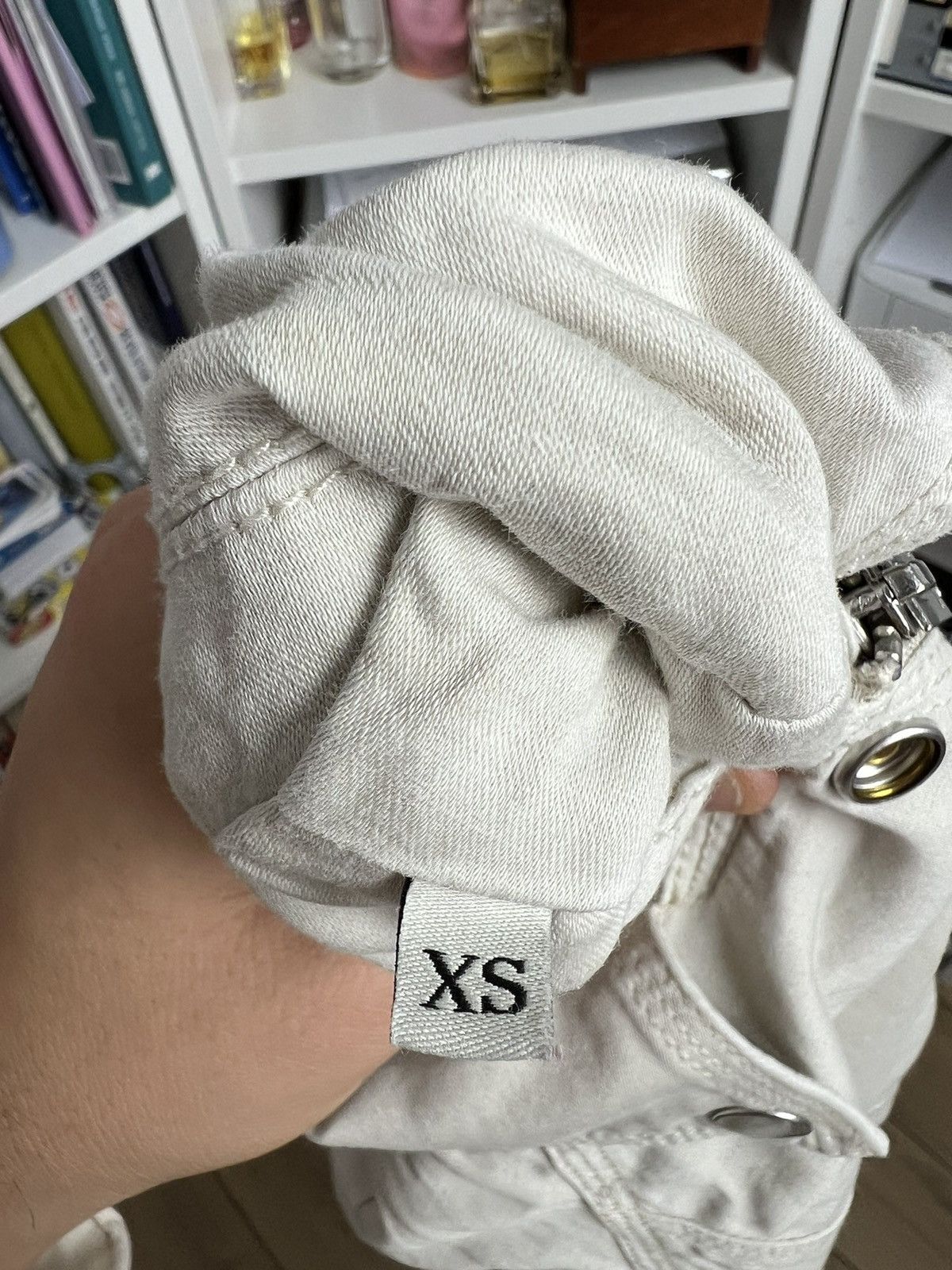 Diesel Vintage y2k Diesel Linien cropped moto / biker jacket XS 00s Size XS / US 0-2 / IT 36-38 - 7 Thumbnail