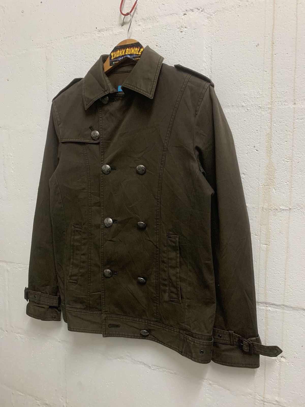 Japanese Brand Katharine Hamnett London Double Breasted Jacket Size US S / EU 44-46 / 1 - 2 Thumbnail