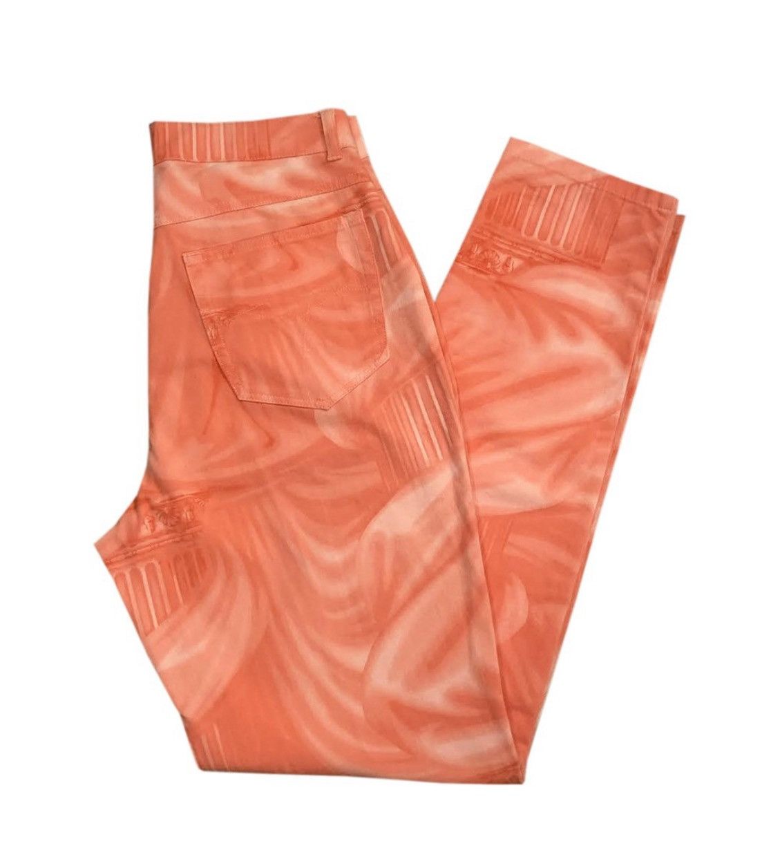 Women's Vintage Escada Sport Column Print Pants (Size 38)