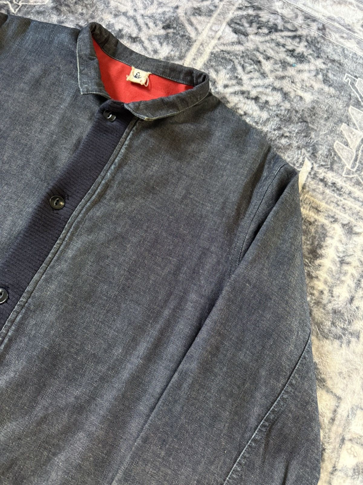 Eternal Vintage Eternal Natural Indigo Dyed Chore Jacket Size US M / EU 48-50 / 2 - 5 Thumbnail