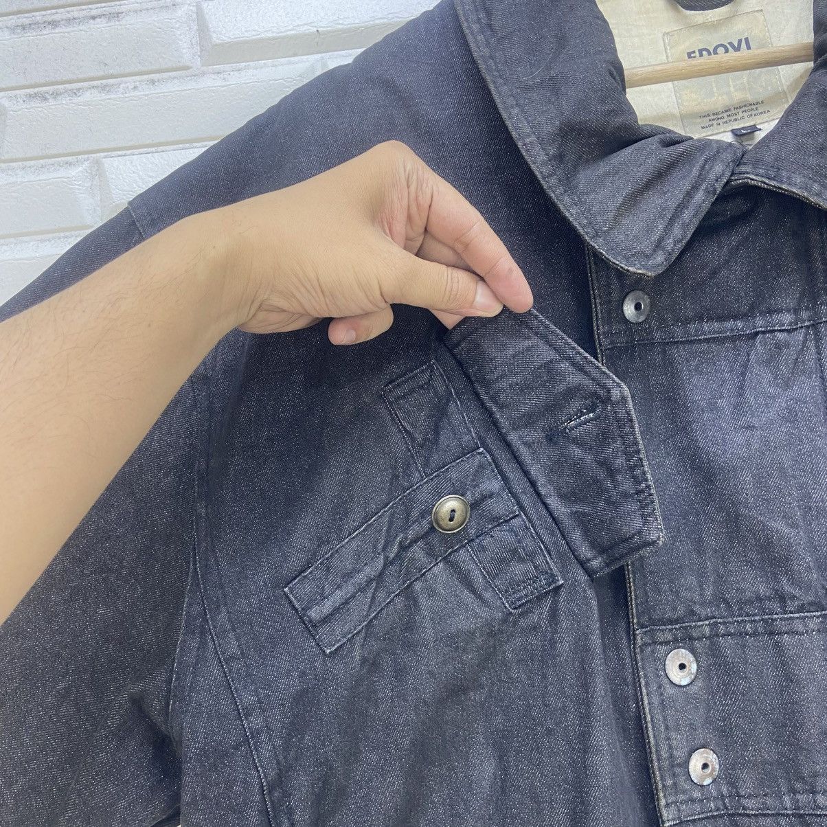 Designer × Japanese Brand Edovi Issey Miyake Inspire Oversize Denim Loose Bomber Style Size US M / EU 48-50 / 2 - 14 Thumbnail