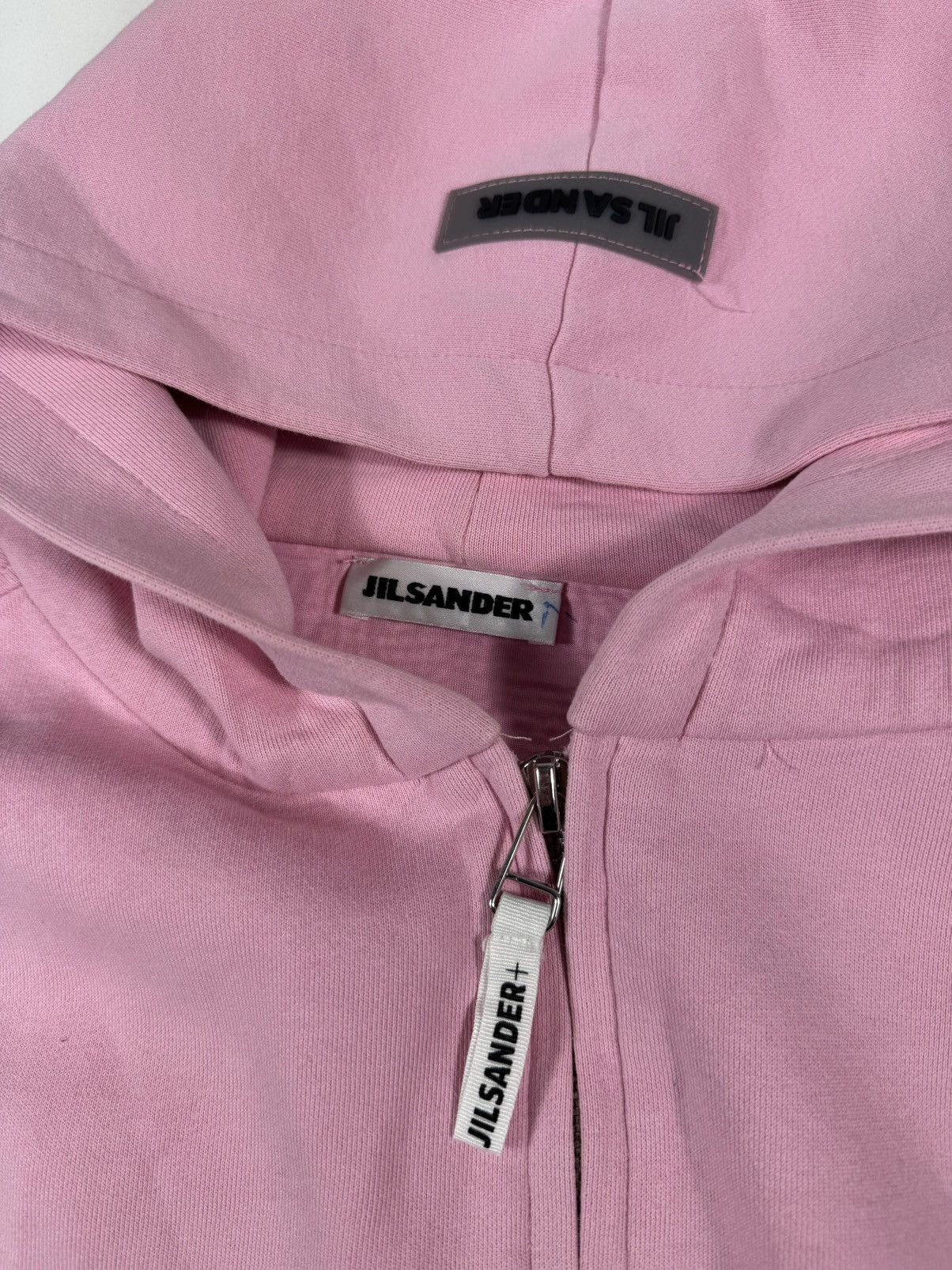 Jil Sander vintage jil sander hoodie pink big logo Size L / US 10 / IT 46 - 6 Thumbnail