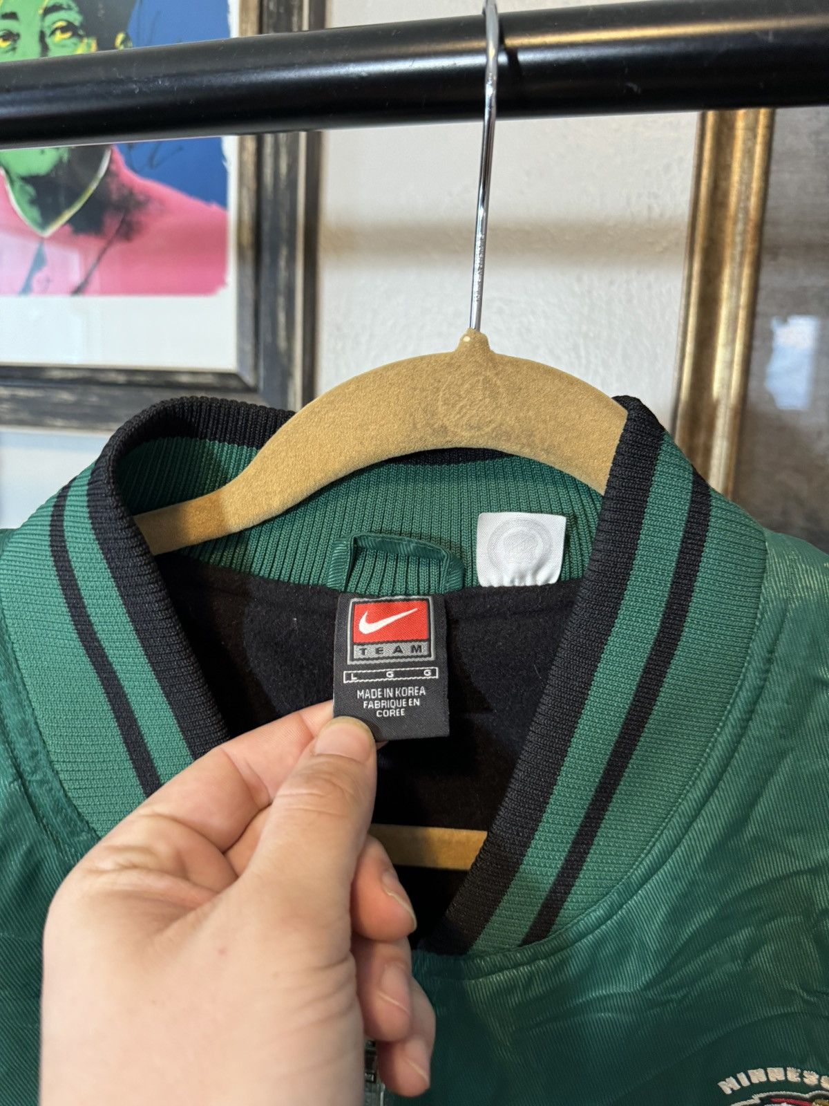 NHL × Nike × Vintage Vintage Minnesota Wild Nike Jacket Size US L / EU 52-54 / 3 - 4 Thumbnail