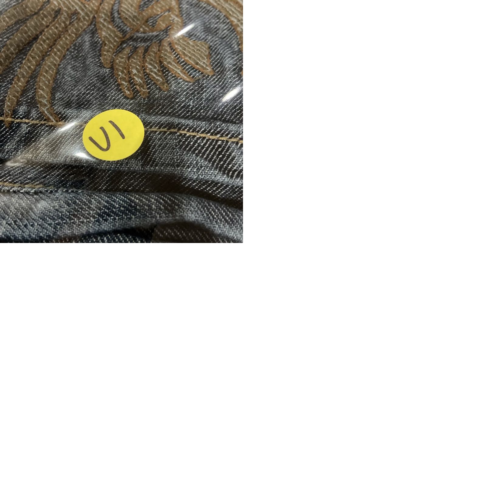 Vintage GESTURE Y2K GESTURE Embroidered Grunge Jeans for Men 36 Blue Denim 5-Pocket Relaxed Regular Rise Mid Inseam 31 Size US 36 / EU 52 - 9 Thumbnail