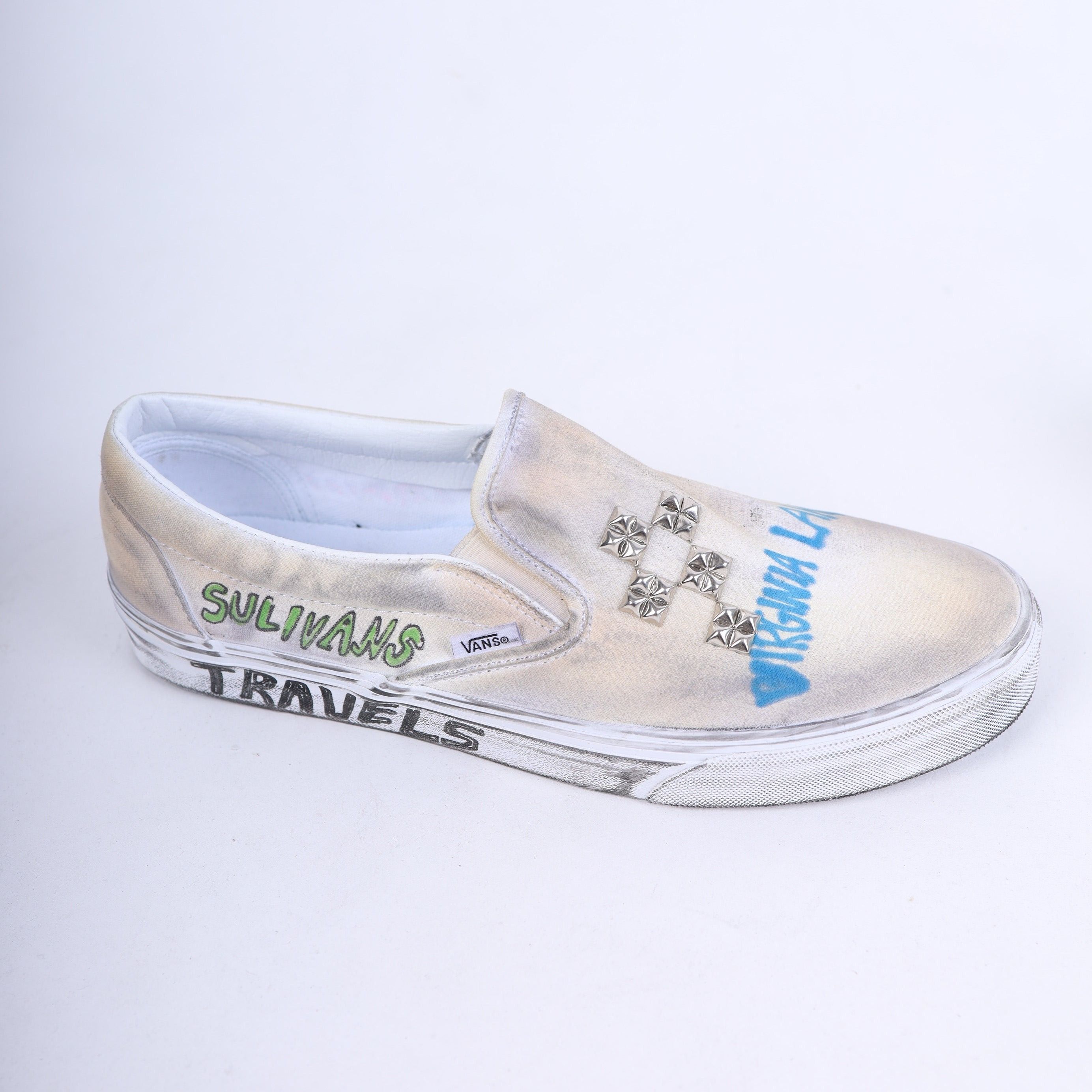 Paly Hollywood PALY 1/1 HAND DRAWN VANS SLIP ONS Size US 12 / EU 45 - 5 Thumbnail