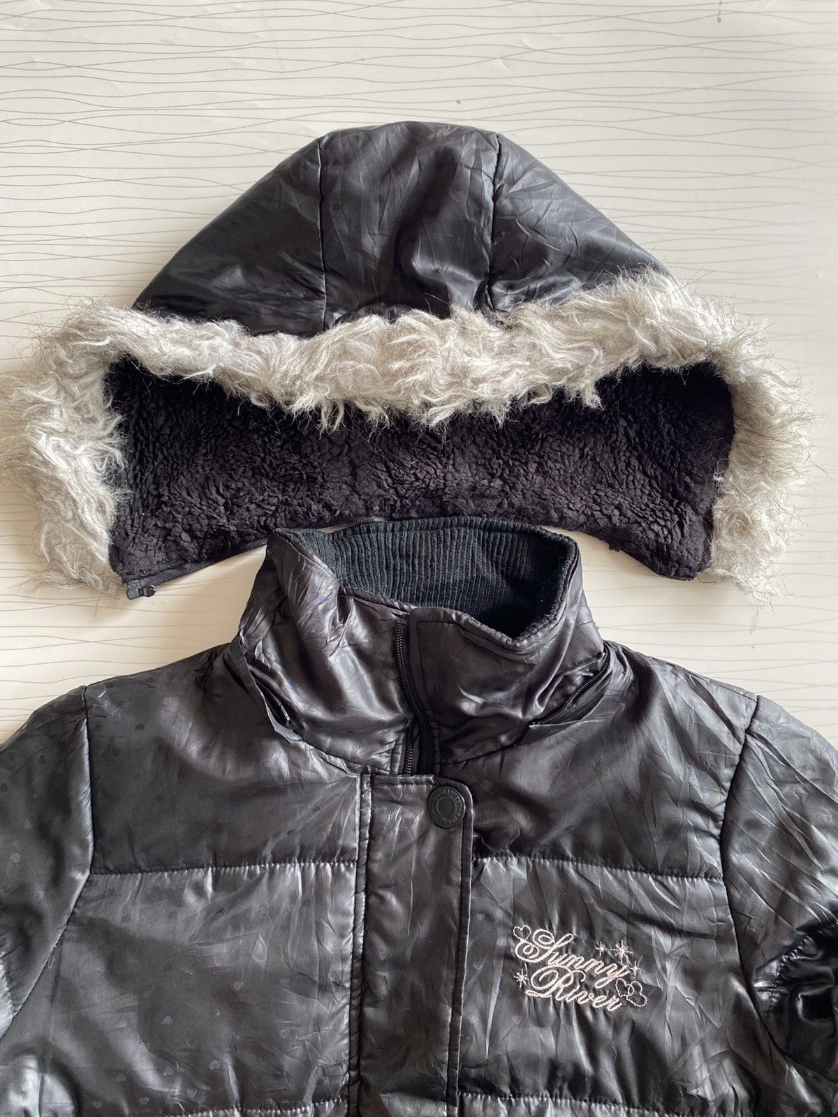 20471120 Sirmione Puffer Fur Hoodie ifsixwasnine lgb style Size US XL / EU 56 / 4 - 13 Thumbnail