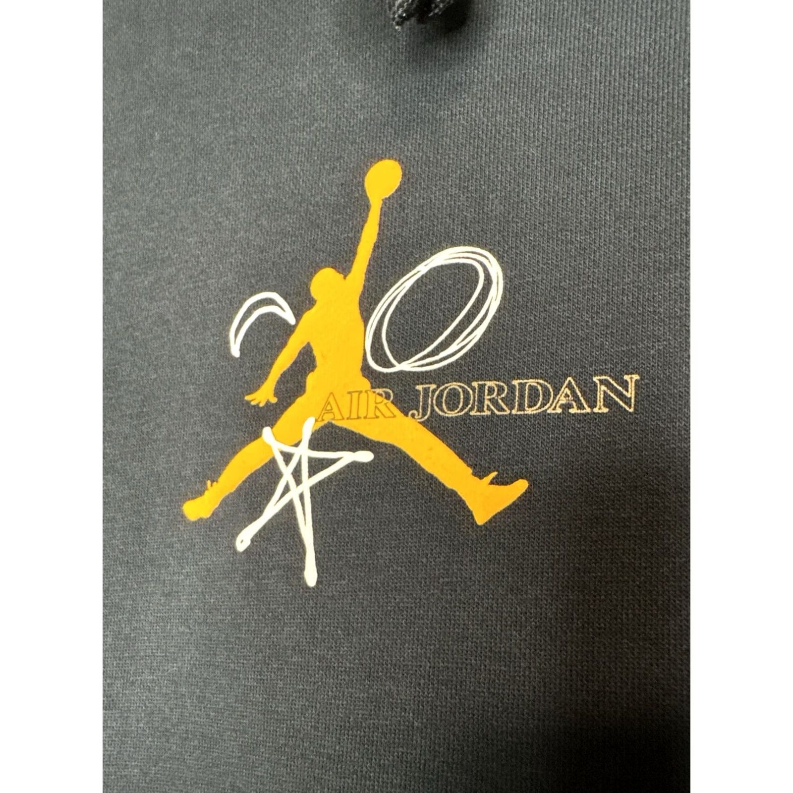 Jordan Brand Nike Air Jordan Hoodie XL Black Long Sleeve Graphic Print 2019 Mens Size US XL / EU 56 / 4 - 4 Thumbnail