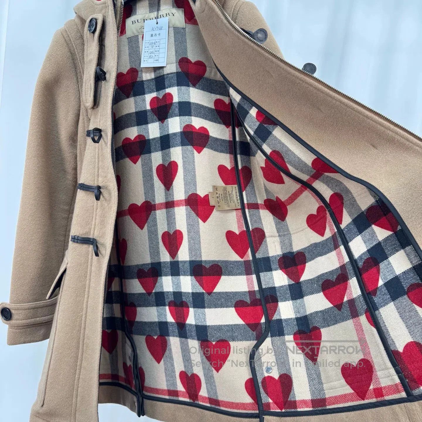 Burberry Burberry Khaki Horn Button Wool Coat. Size M / US 6-8 / IT 42-44 - 5 Thumbnail
