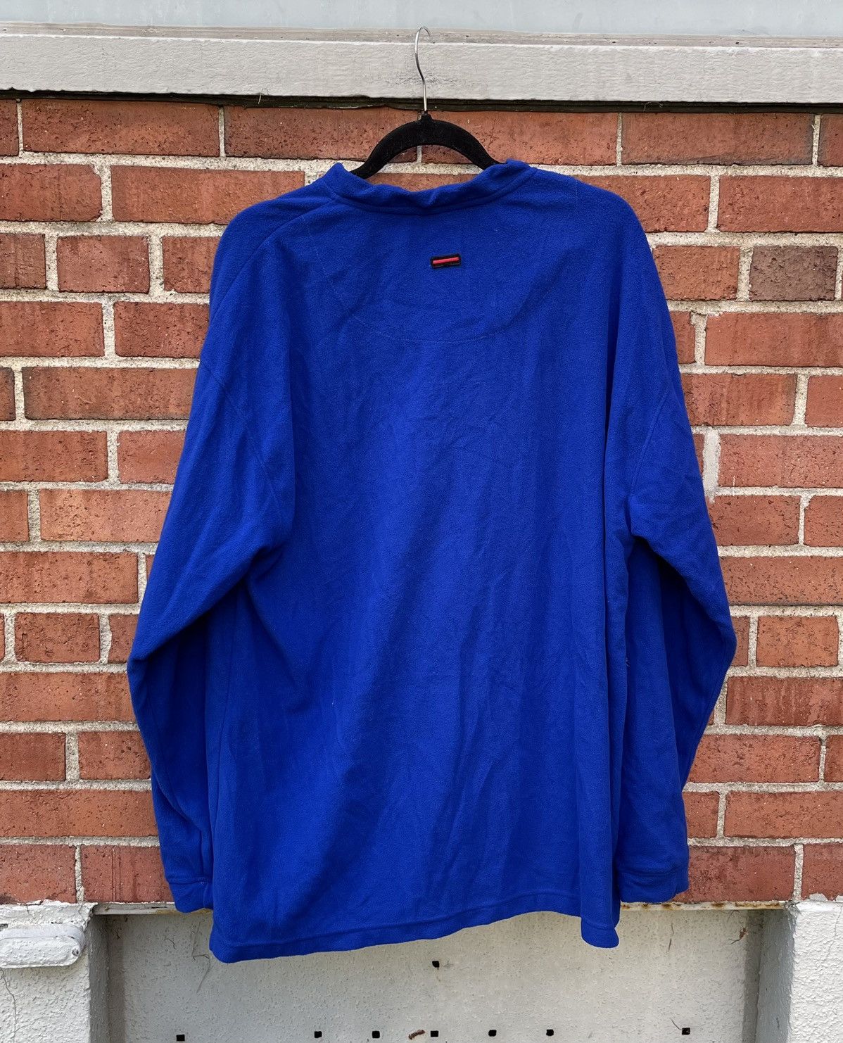 Fubu Vintage 90s Fubu 1/4 Button Spellout Fleece Pullover Size US XL / EU 56 / 4 - 7 Thumbnail