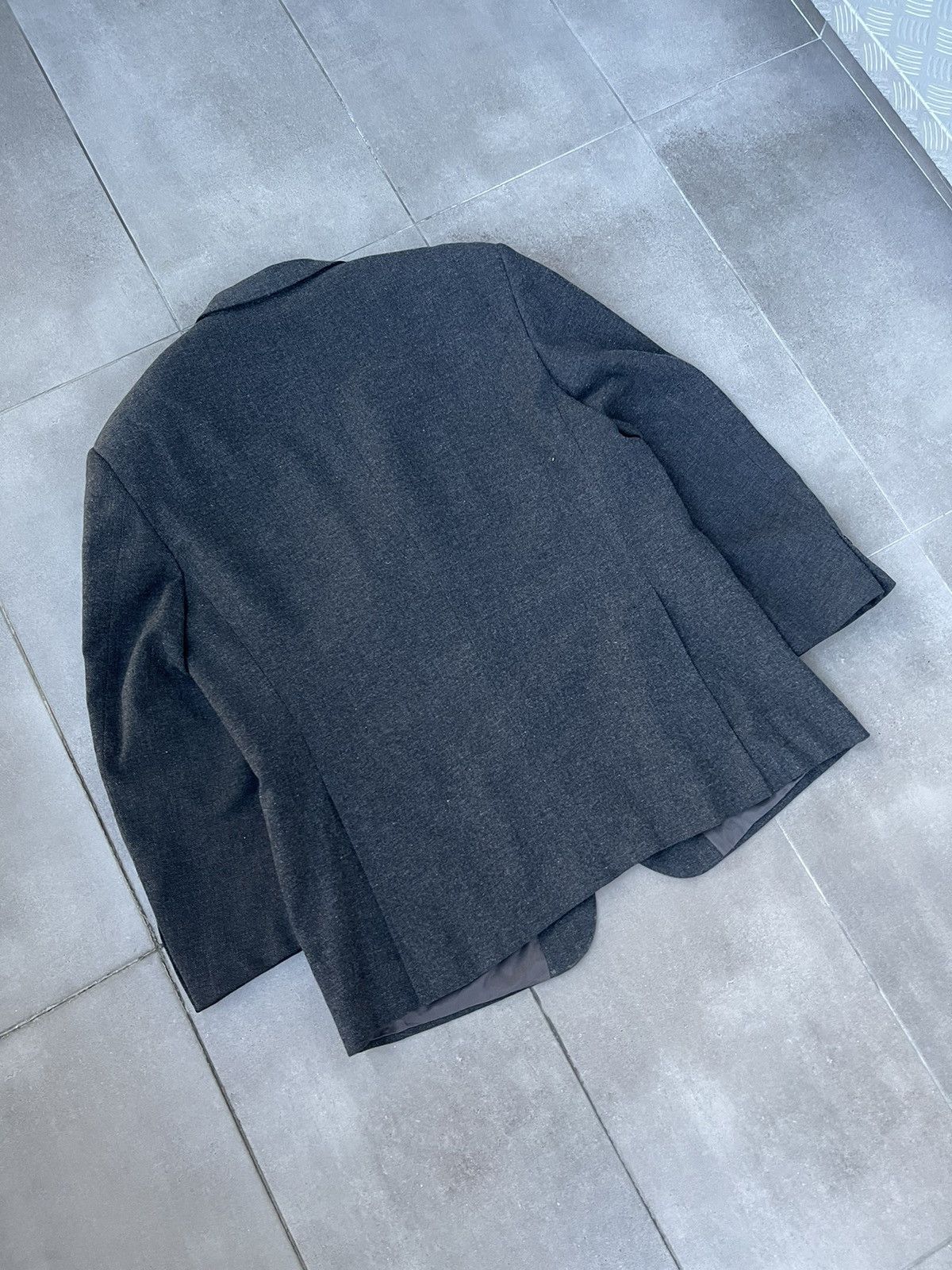 Cerruti 1881 Archive Cerruti 1881 Dark Grey Wool Blazer Size US L / EU 52-54 / 3 - 12 Thumbnail