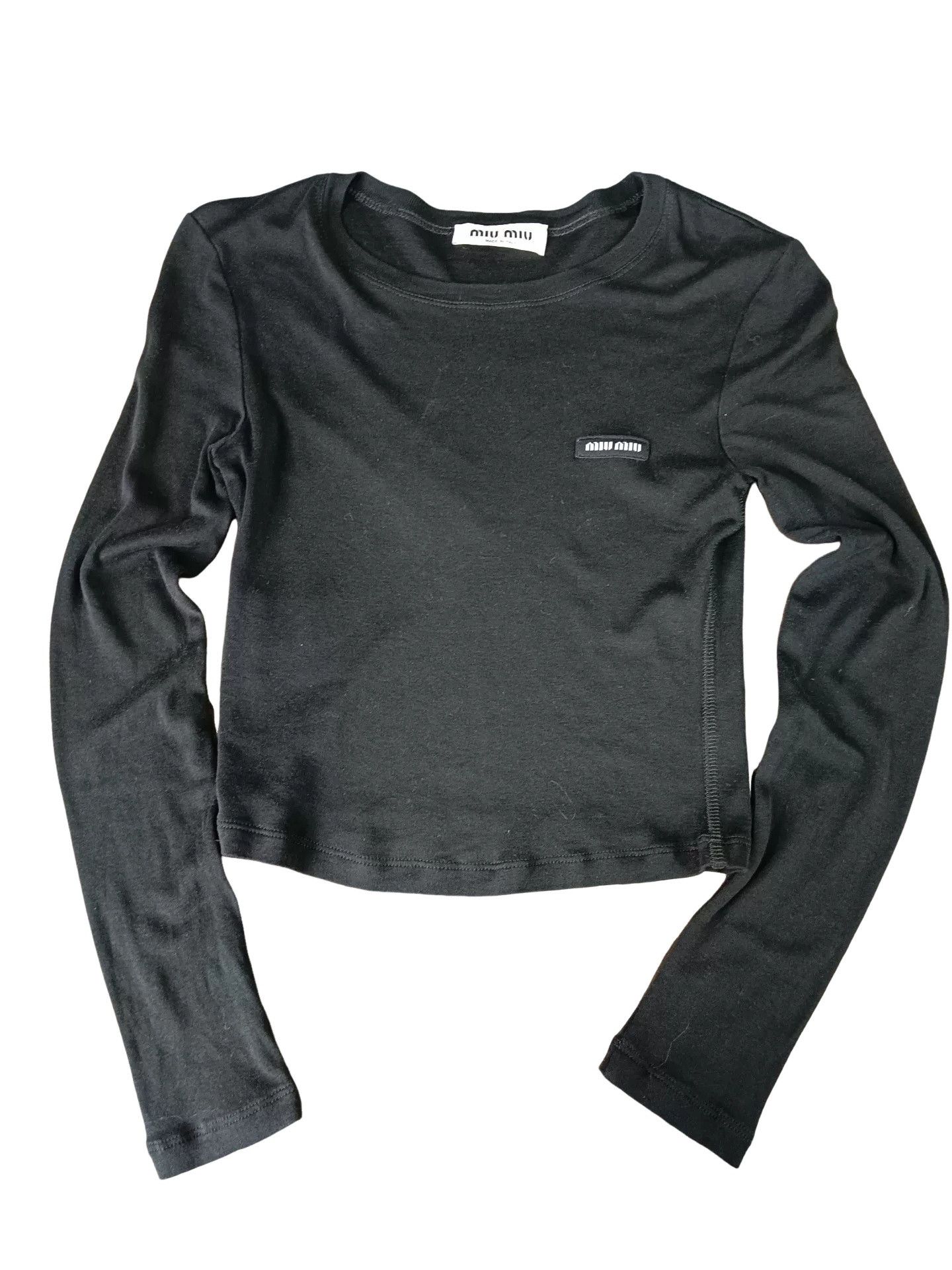 Miu Miu Miu Miu Silk Long Sleeve Top IT 36 Size XS / US 0-2 / IT 36-38 - 1 Thumbnail
