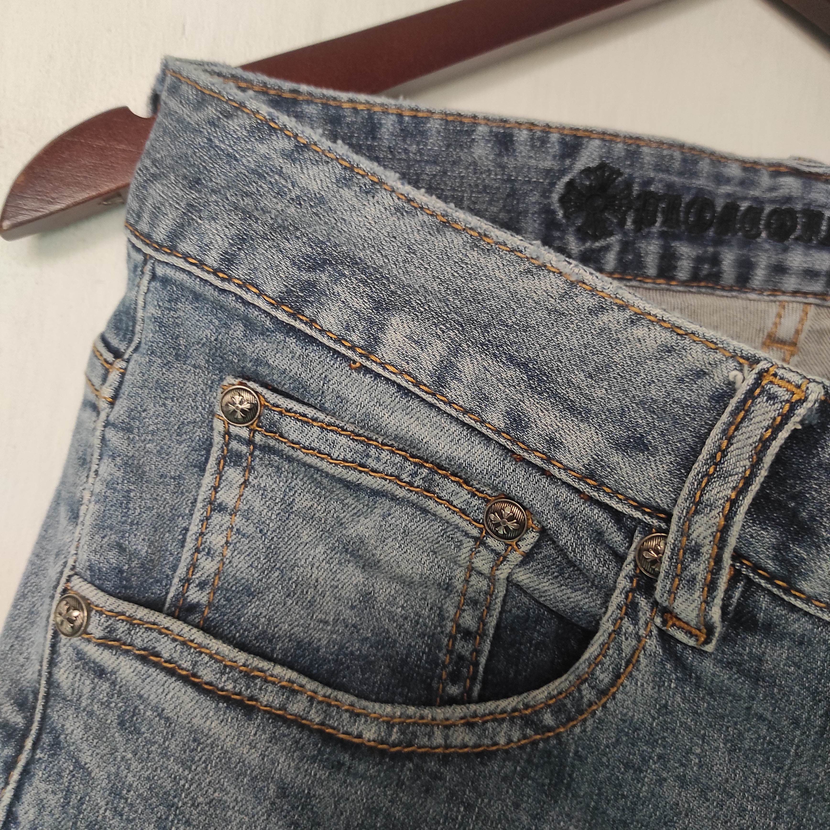 Hysteric Glamour Distressed Denim Chrome Hearts Style Size US 32 / EU 48 - 17 Thumbnail