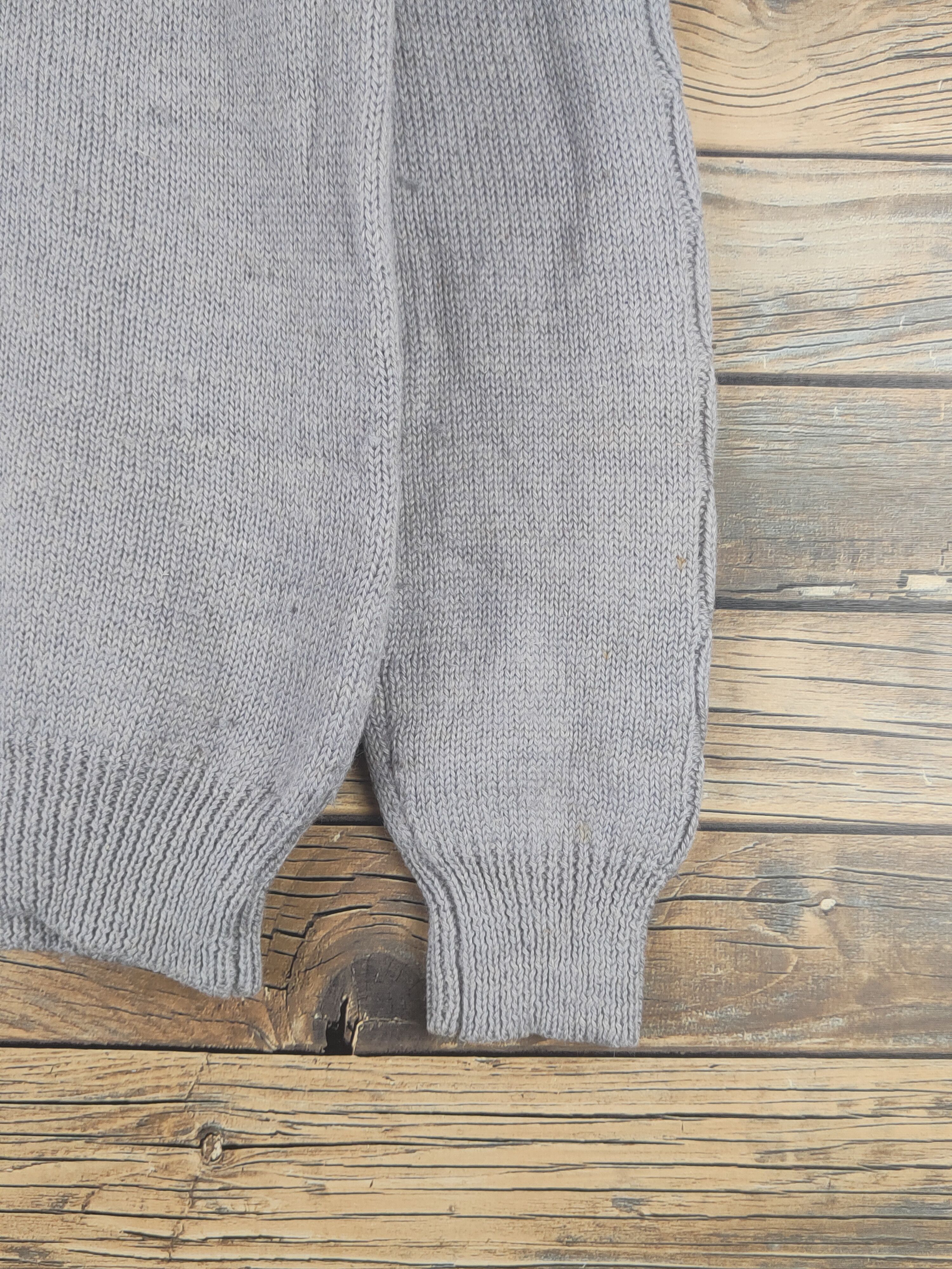 Homespun Knitwear Green Label Relaxing Gray Knitwear Sweatshirts #W1207 Size M / US 6-8 / IT 42-44 - 6 Thumbnail
