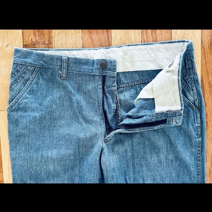 Levi's Vintage Clothing VINTAGE 1970s LEVI'S PANATELA DENIM JEANS WIDE FLARE 38/30 Size US 38 / EU 54 - 4 Thumbnail
