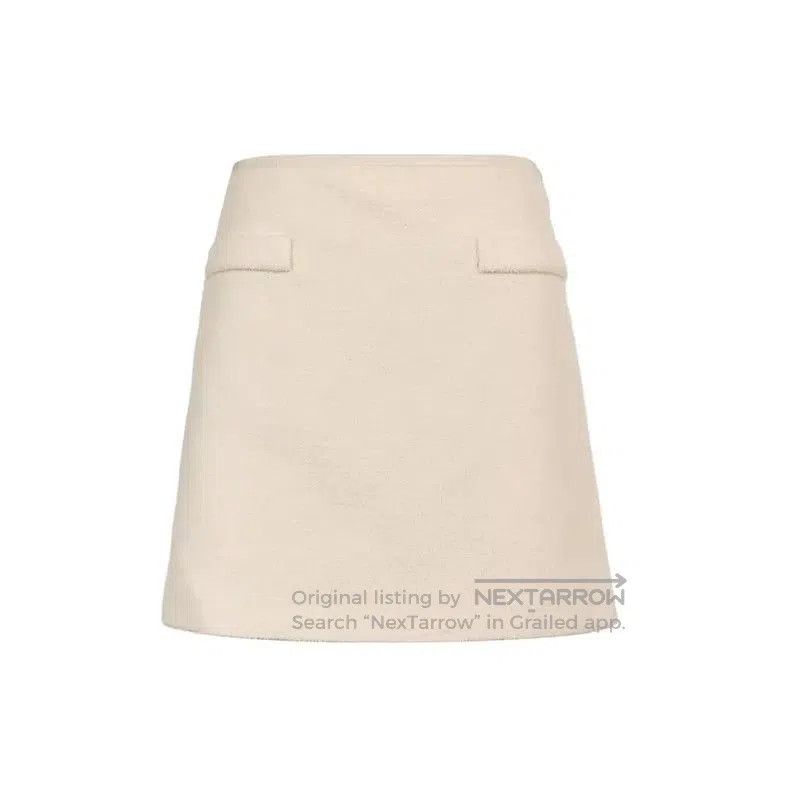 Miu Miu Miu Miu Beige Wool Women's Skirt . Size 27" / US 4 / IT 40 - 1 Thumbnail